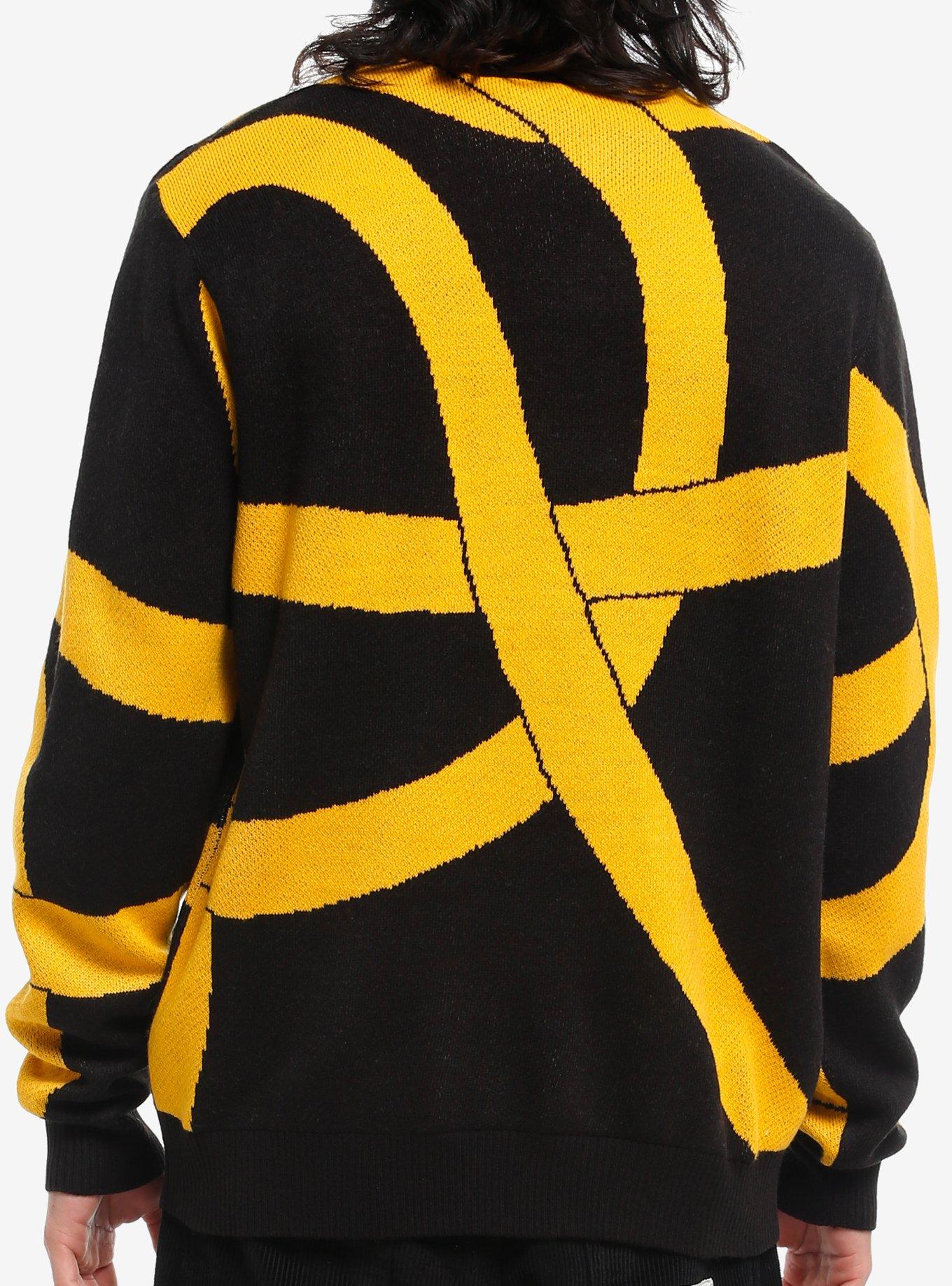 Adventure Time Jake Intarsia Sweater, BLACK, alternate