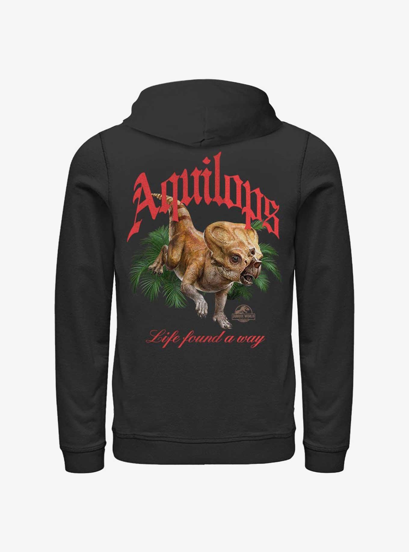 Jurassic Park Life Found A Way Aquilops Hoodie Hot Topic Web Exclusive, , hi-res