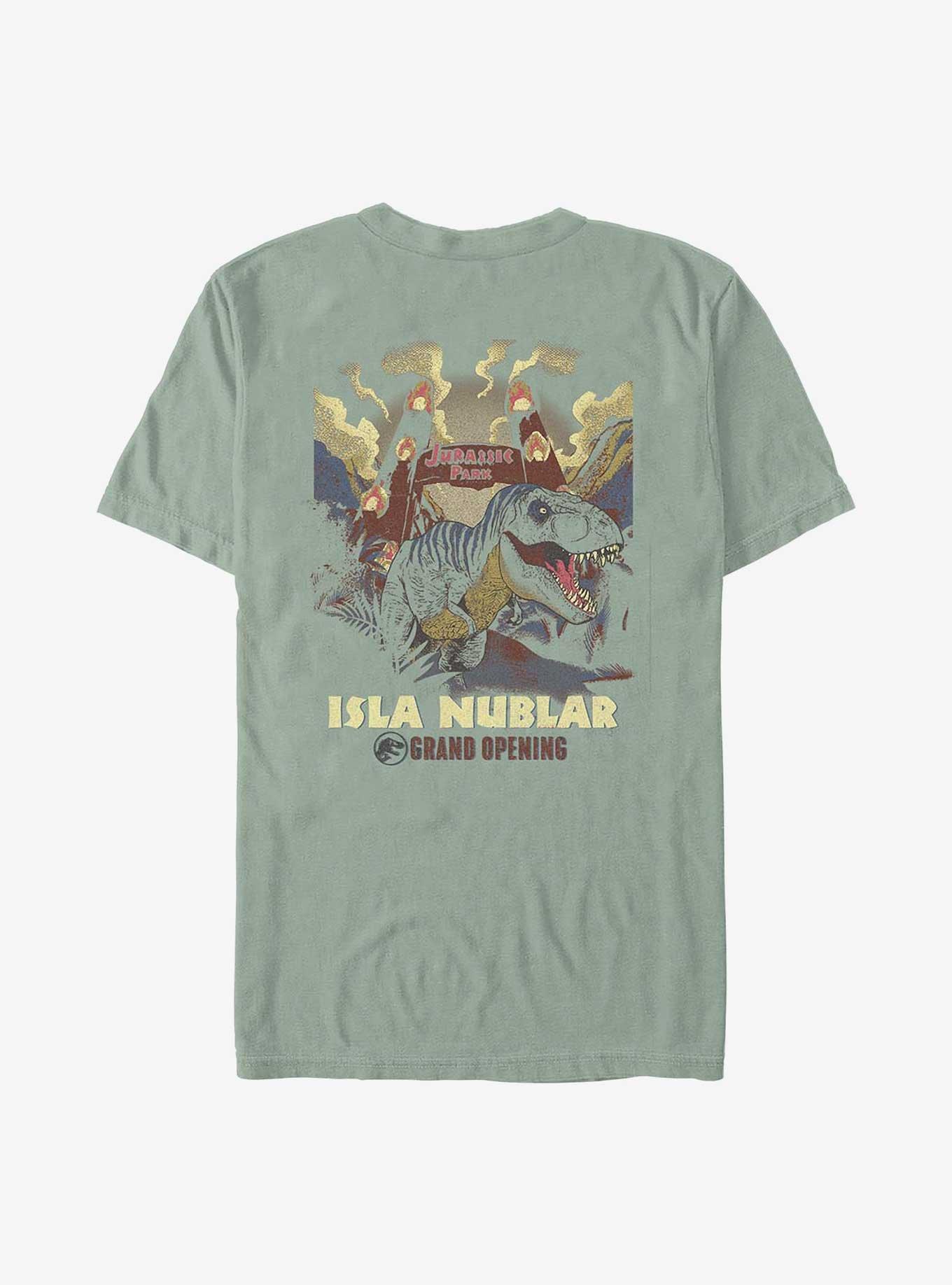 Jurassic Park Isla Nublar Grand Opening Garment Dye T-shirt Hot Topic Web Exclusive, BAY, alternate