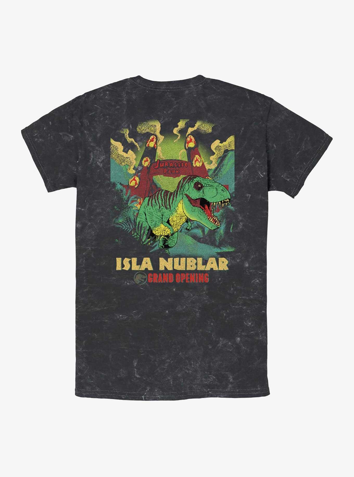 Jurassic Park Isla Nublar Grand Opening Mineral Wash T-shirt Hot Topic Web Exclusive, , hi-res