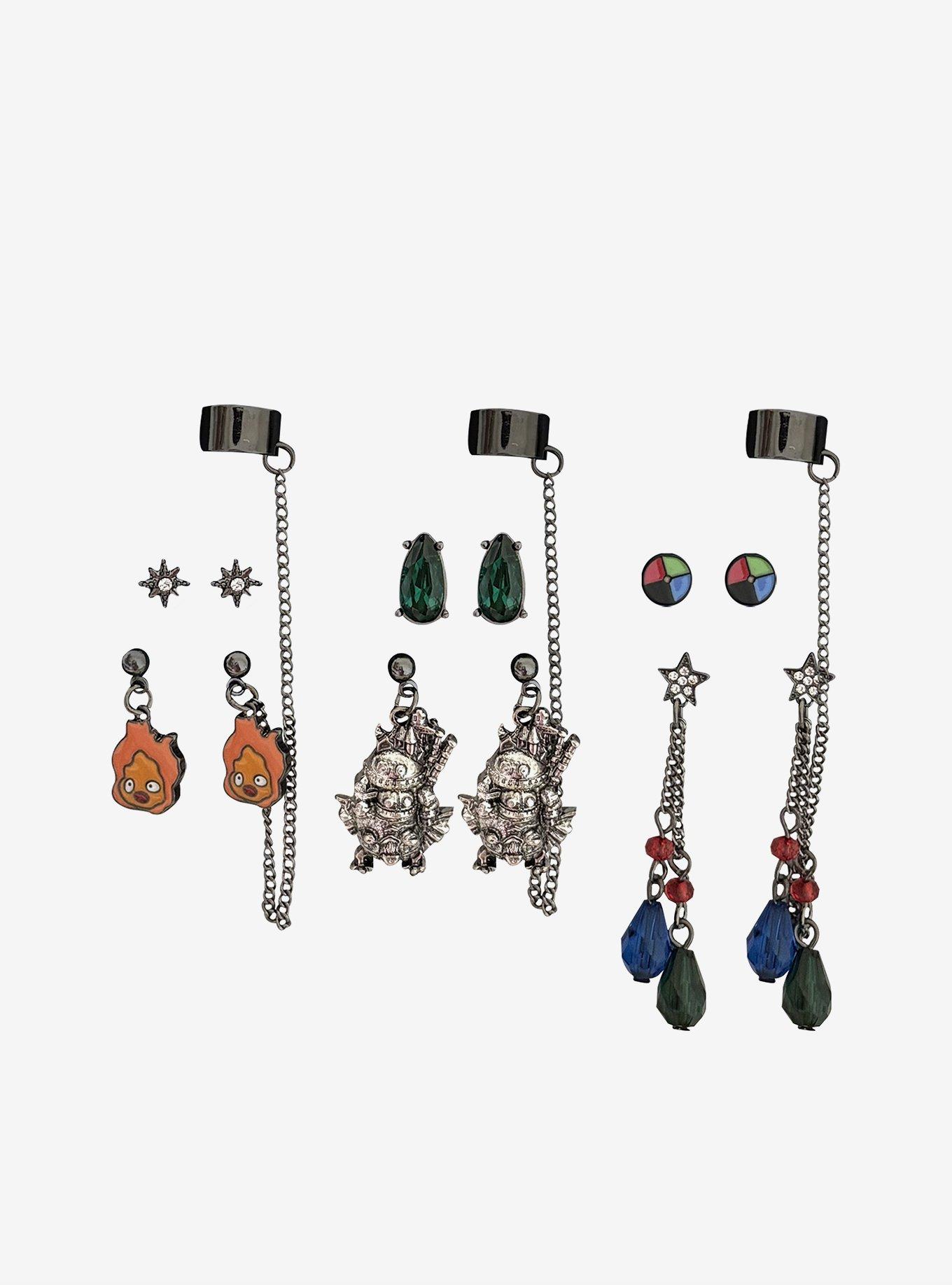 Studio Ghibli® Howl's Moving Castle Stud & Cuff Earring Set, , hi-res
