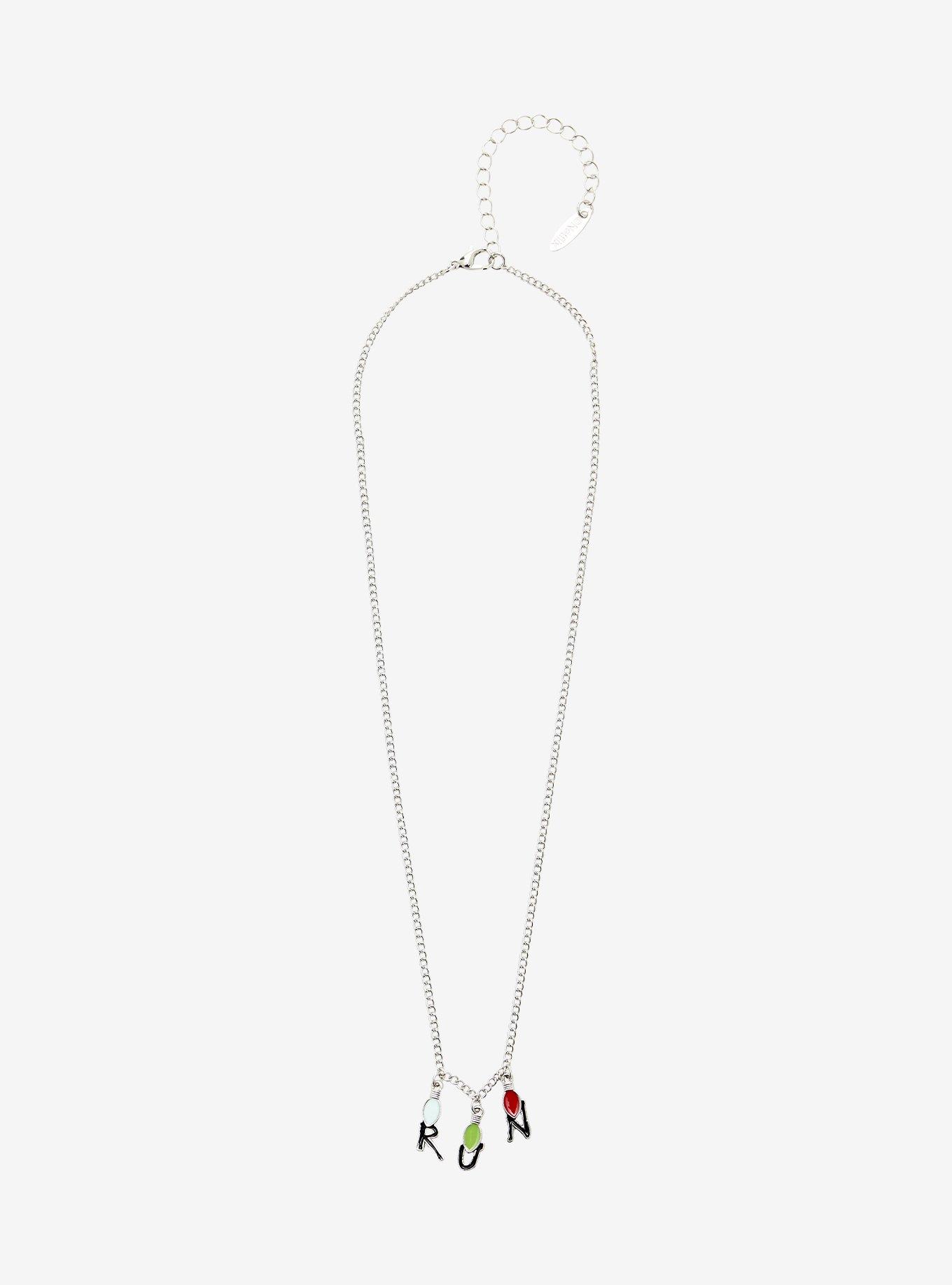 Stranger Things Run Christmas Light Necklace, , hi-res
