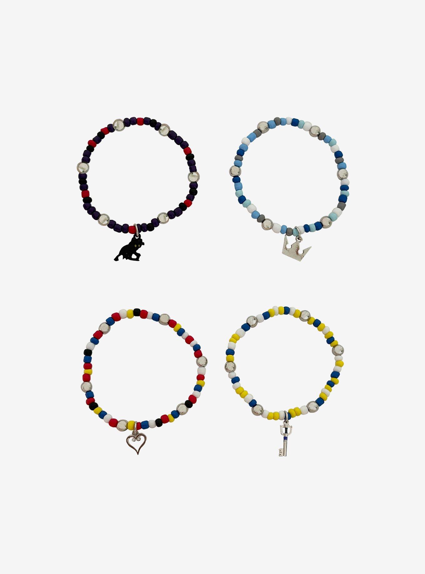 Kingdom Hearts Beaded Bracelet Set, , hi-res