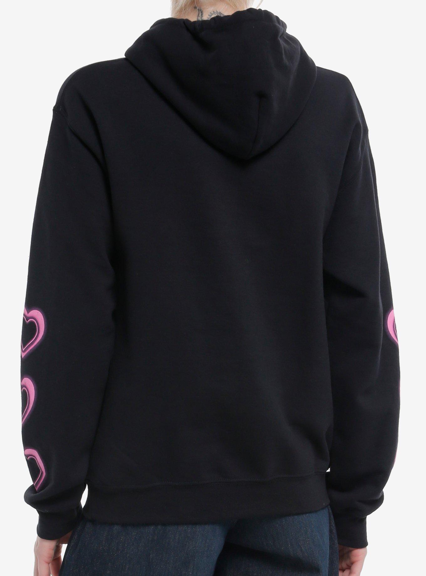 Supernatural To Hell And Back Heart Portrait Girls Hoodie, MULTI, alternate