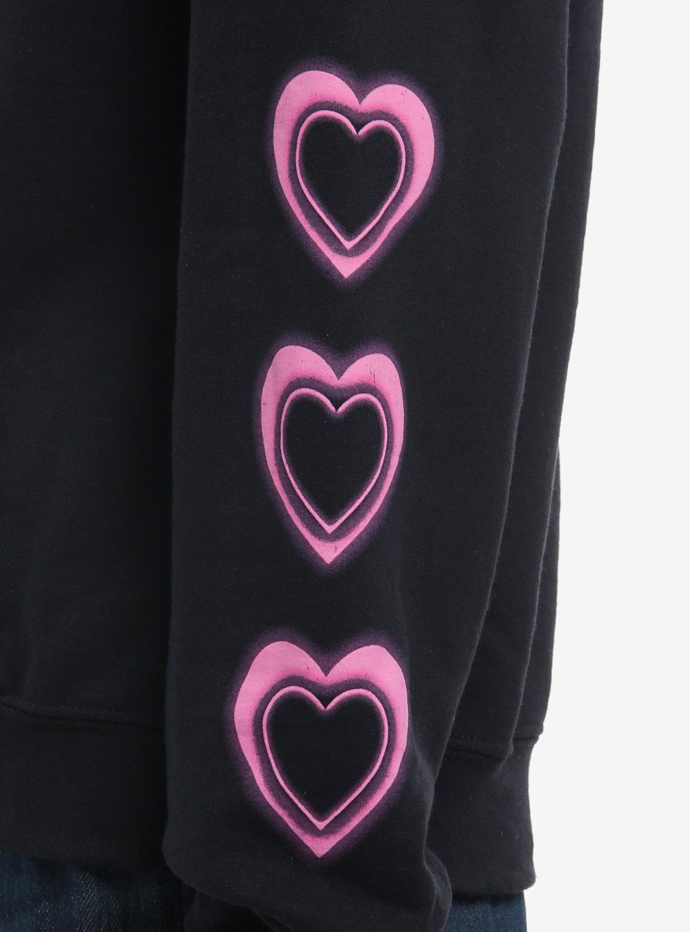 Supernatural To Hell And Back Heart Portrait Girls Hoodie, MULTI, alternate