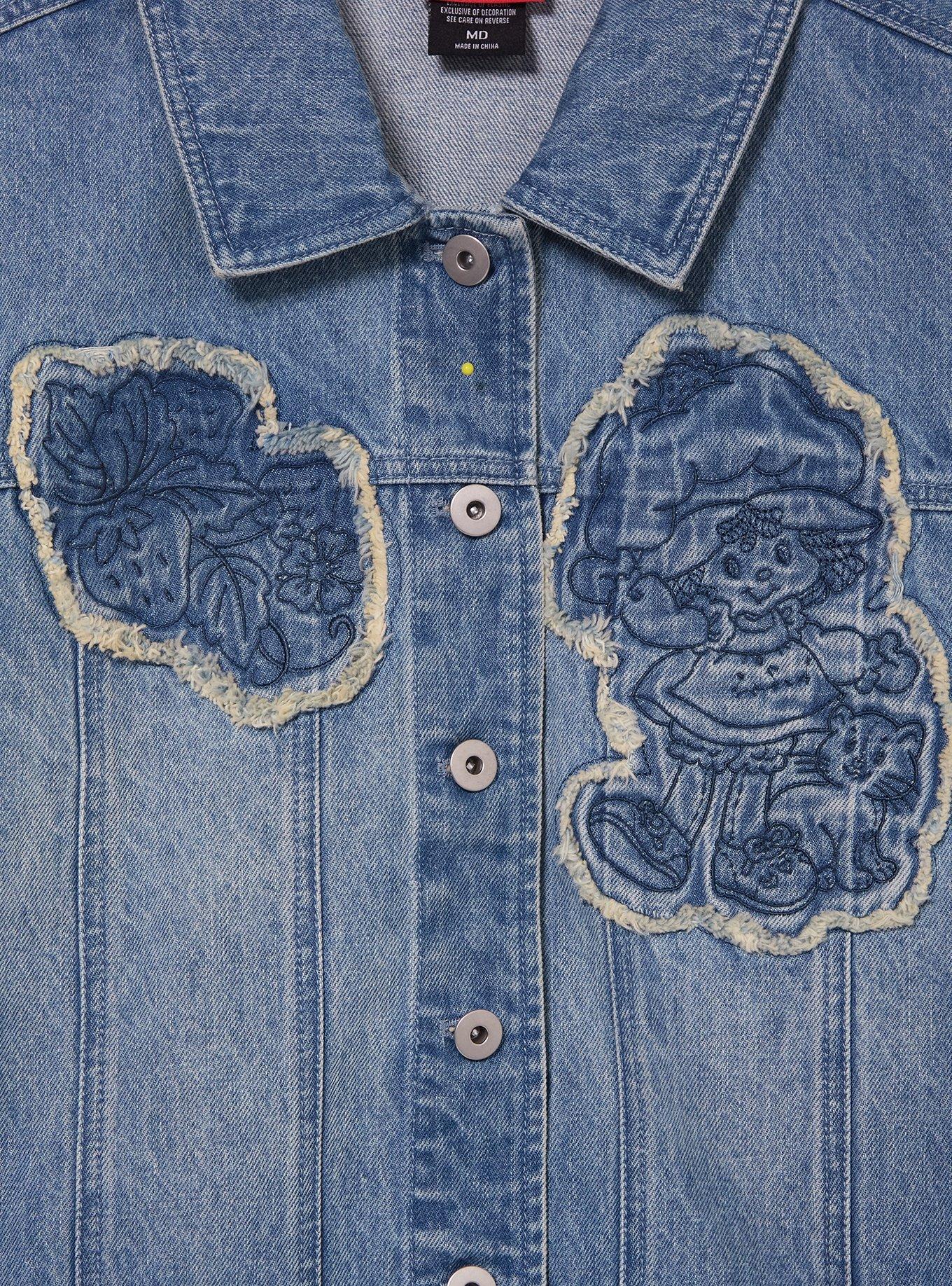 Strawberry Shortcake Women's Denim Jacket — BoxLunch Exclusive, DENIM, alternate
