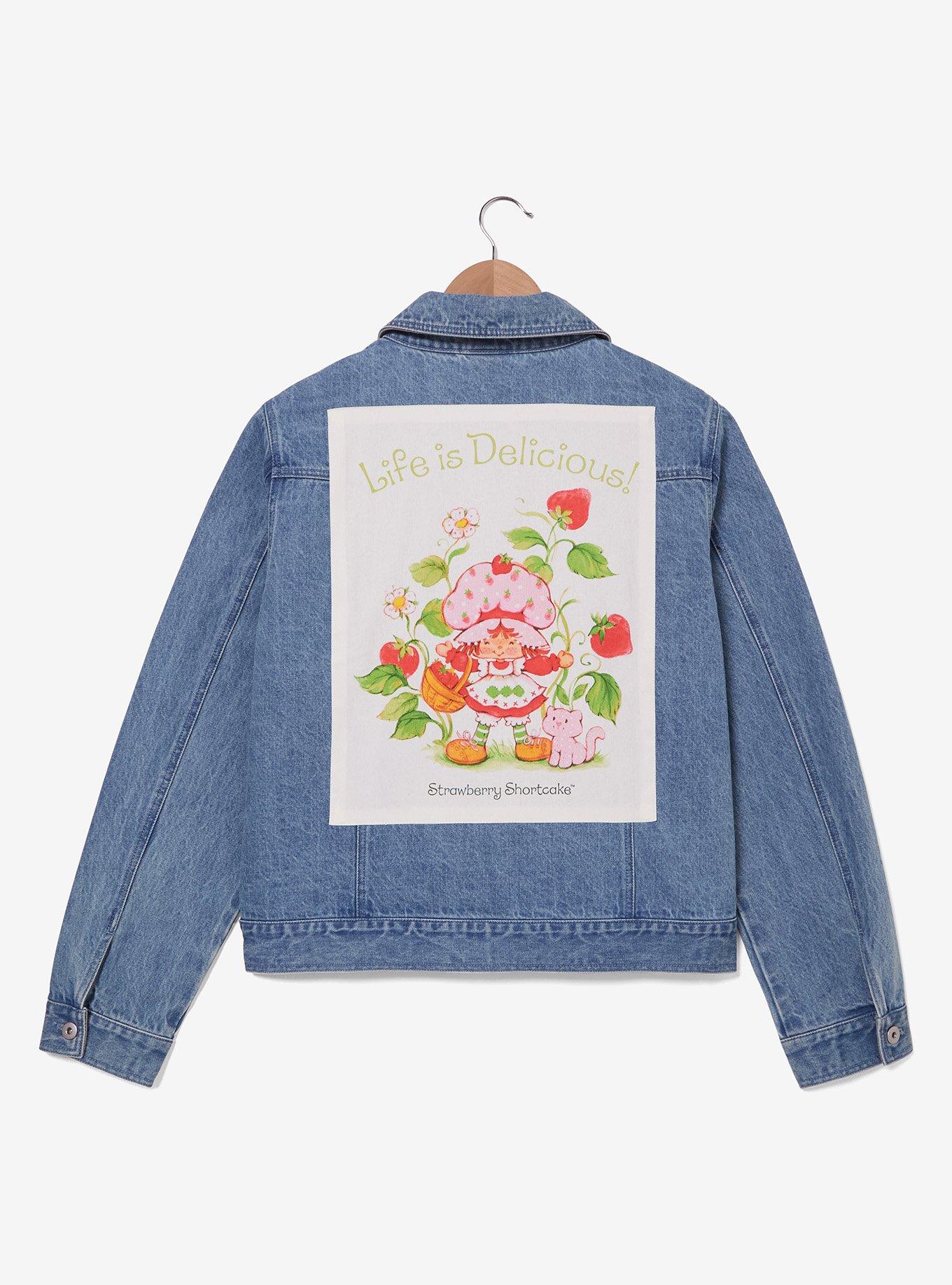 Strawberry Shortcake Women's Plus Denim Jacket — BoxLunch Exclusive