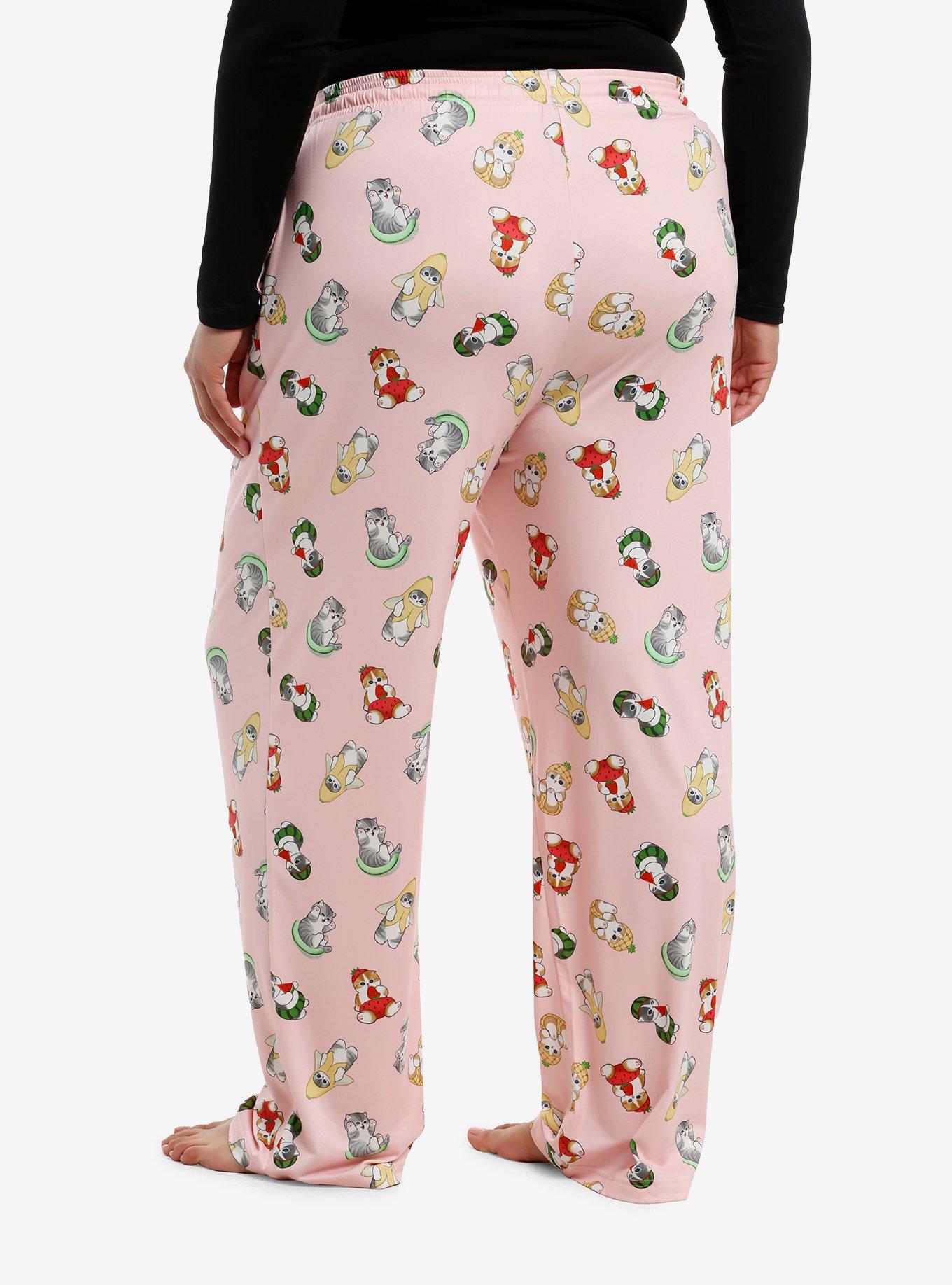 Mofusand Fruits Pajama Pants Plus Size, , hi-res