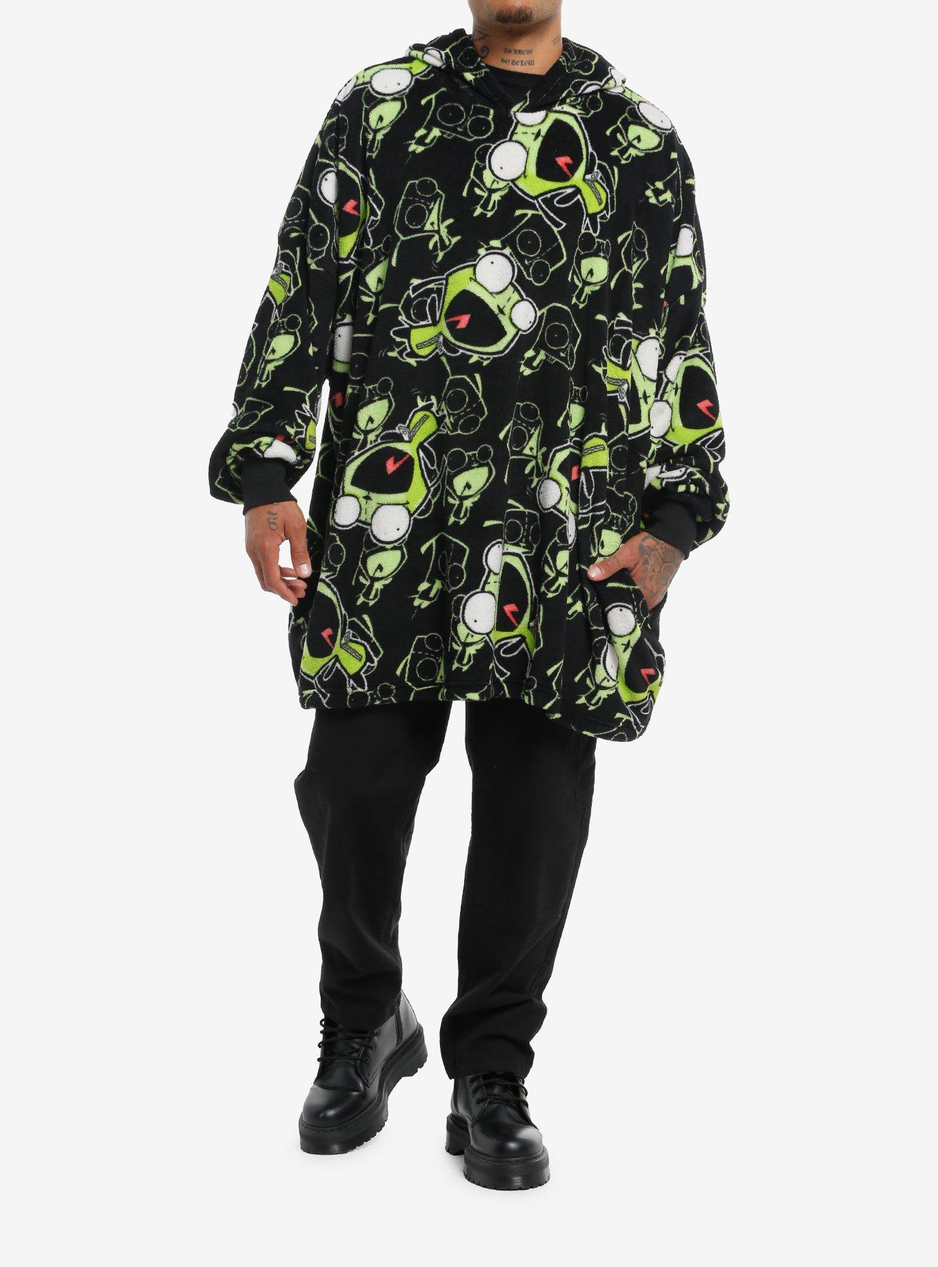 Invader Zim GIR Plush Oversized Hoodie, , hi-res