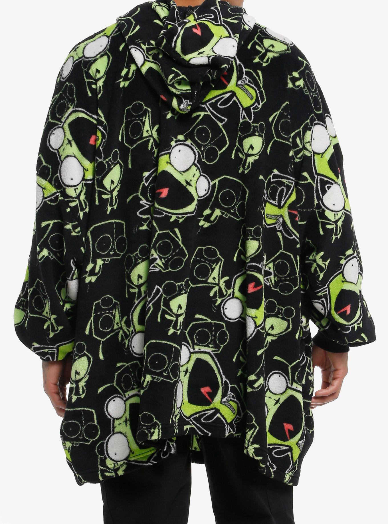 Invader Zim GIR Plush Oversized Hoodie, , alternate
