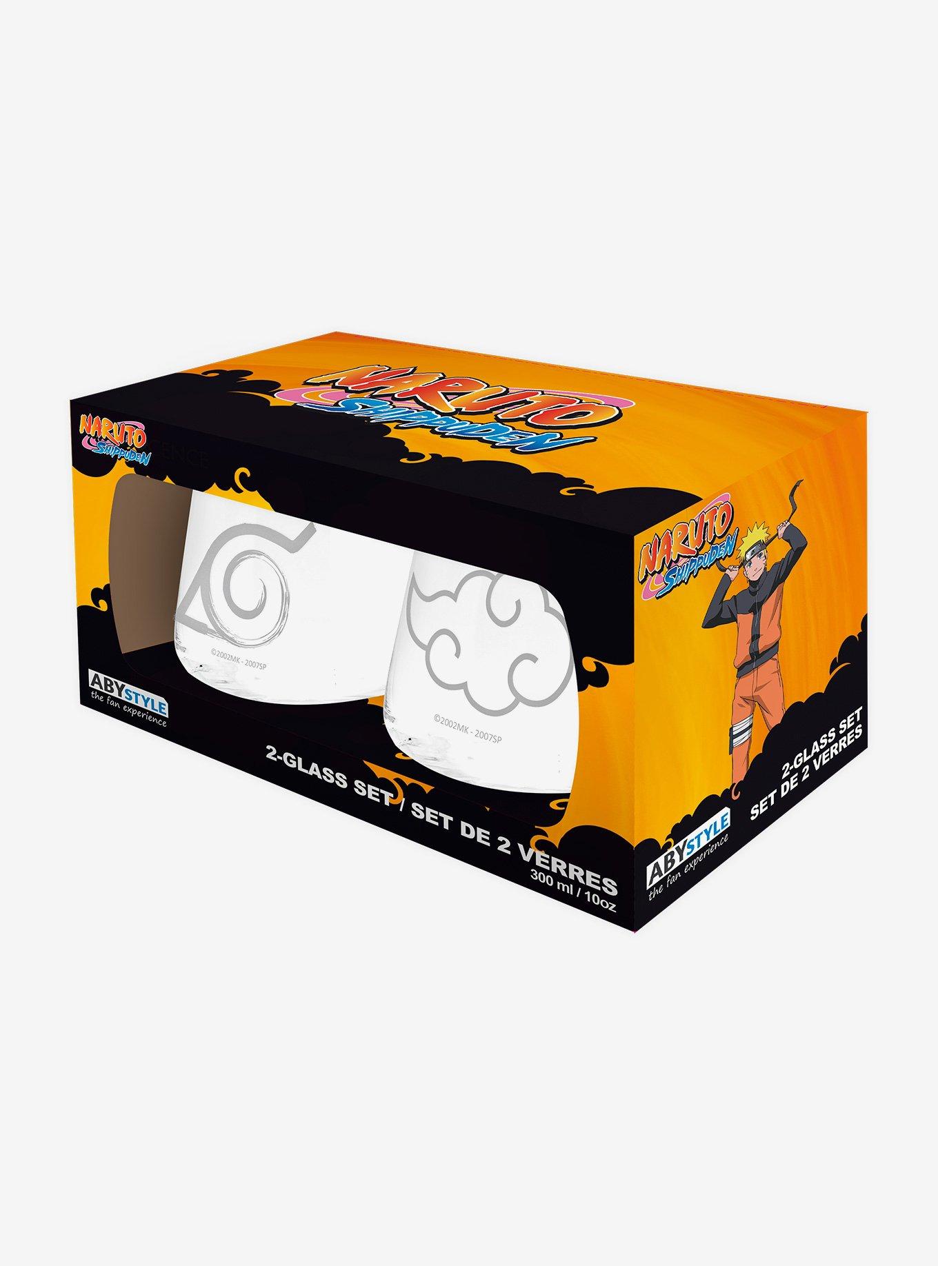 Naruto Shippuden Konoha & Akatsuki Glass Set, , alternate