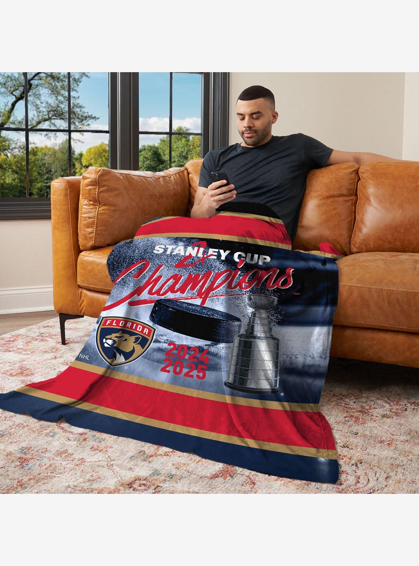 NHL Florida Panthers Multiply Silk Touch Throw Blanket, , alternate