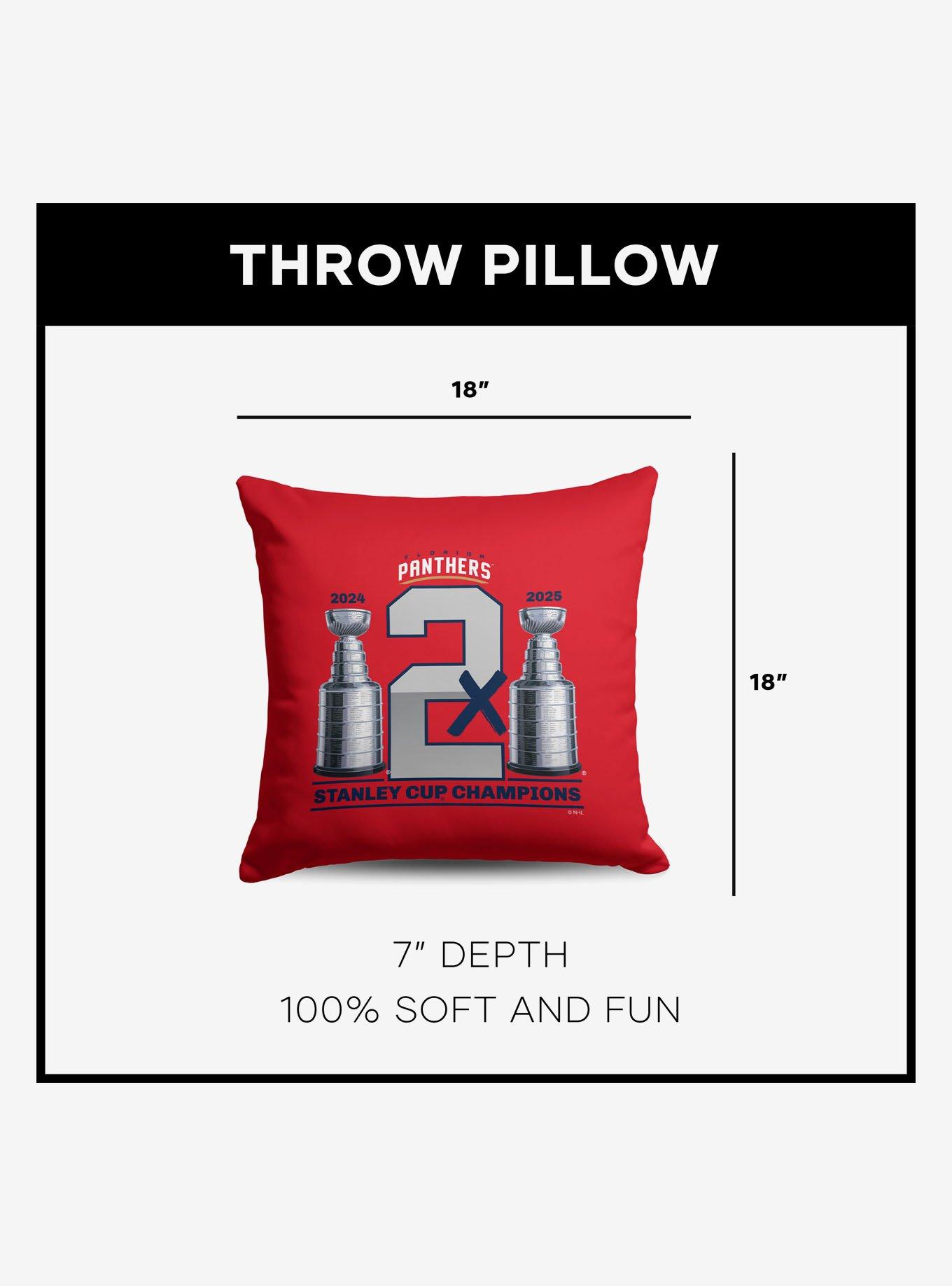 NHL Florida Panthers Stake Throw Pillow, , alternate