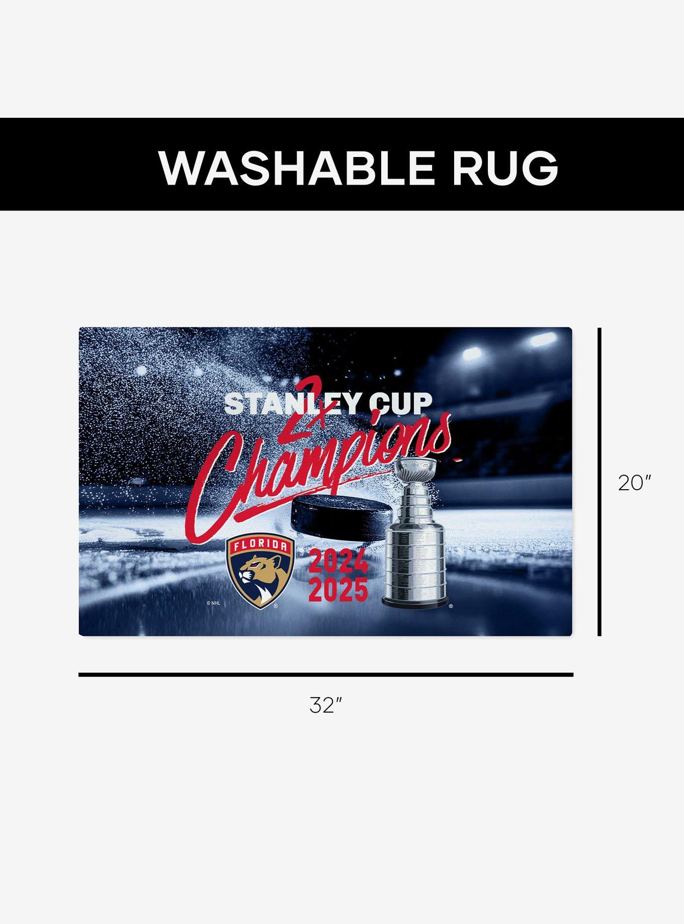 NHL Florida Panthers Champion Washable Rug, , alternate