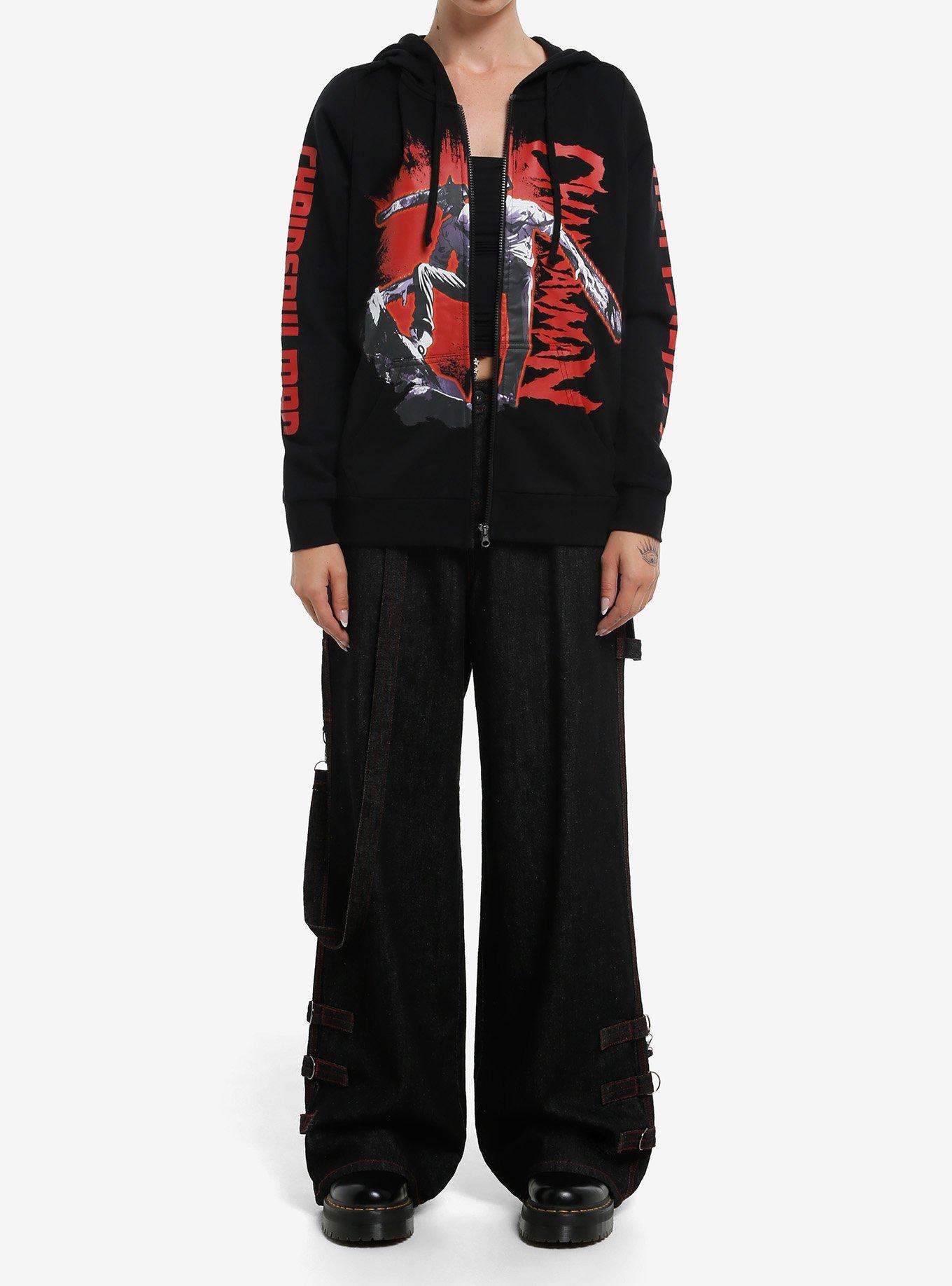 Chainsaw Man Jumbo Print Girls Hoodie, , hi-res