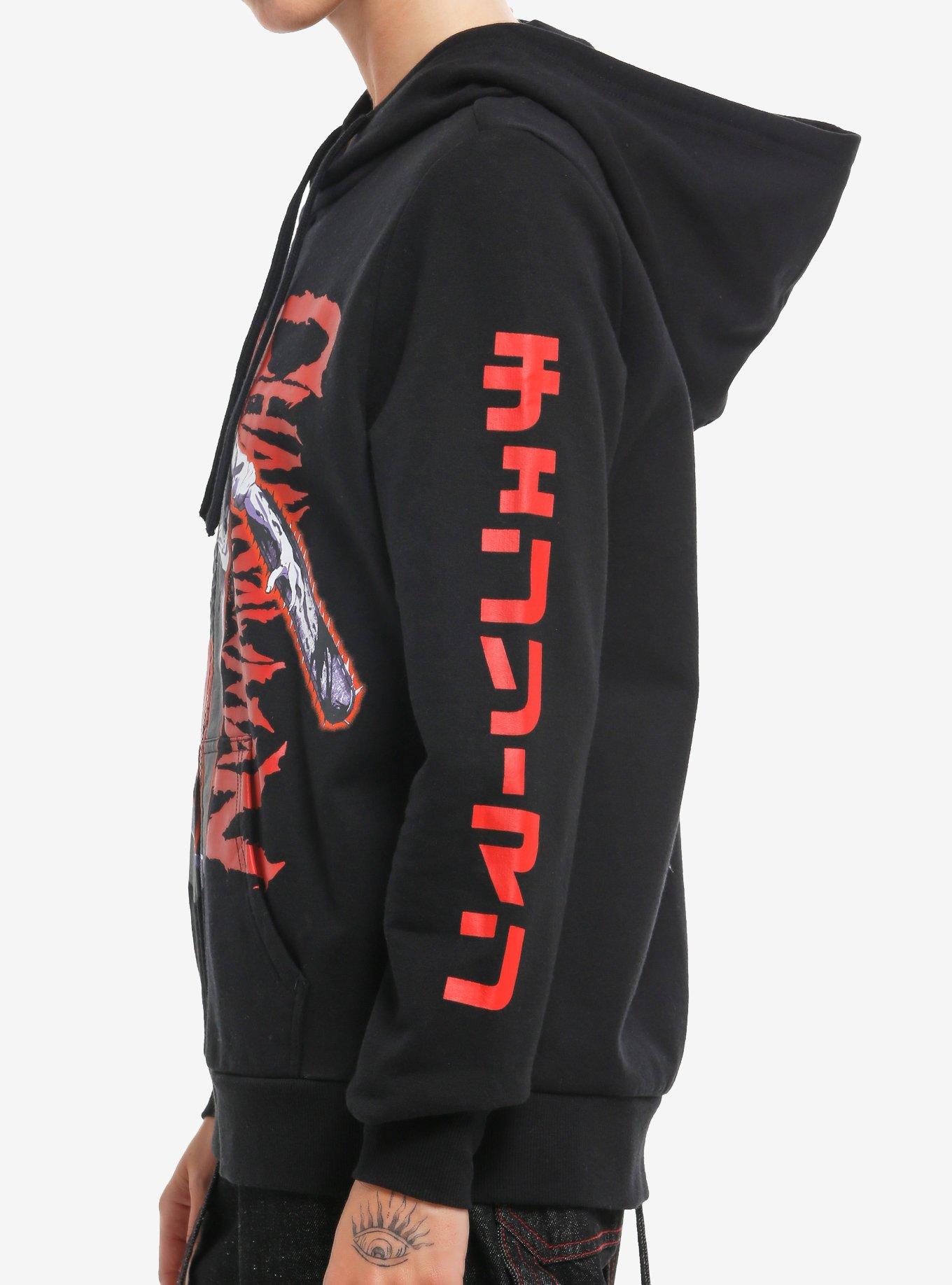 Chainsaw Man Jumbo Print Girls Hoodie, MULTI, alternate
