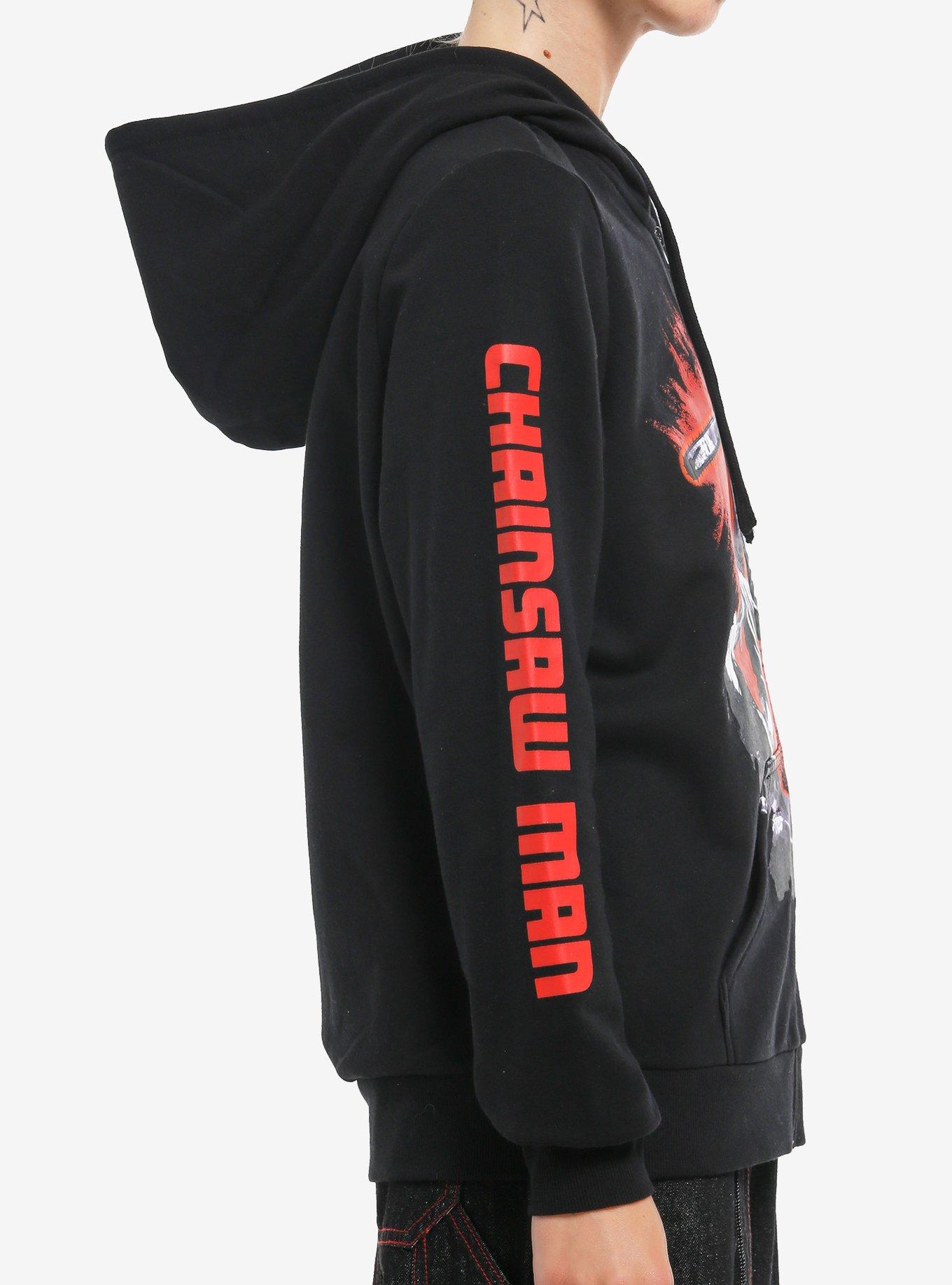 Chainsaw Man Jumbo Print Girls Hoodie, MULTI, alternate