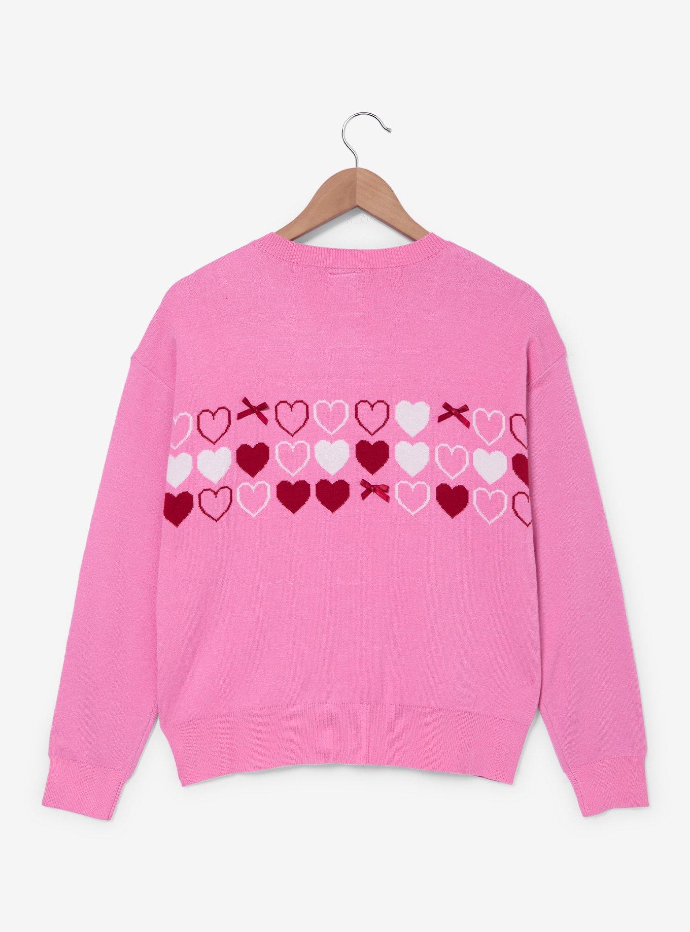 Disney Winnie the Pooh Piglet & Bear Hearts Women's Cardigan - BoxLunch Exclusive