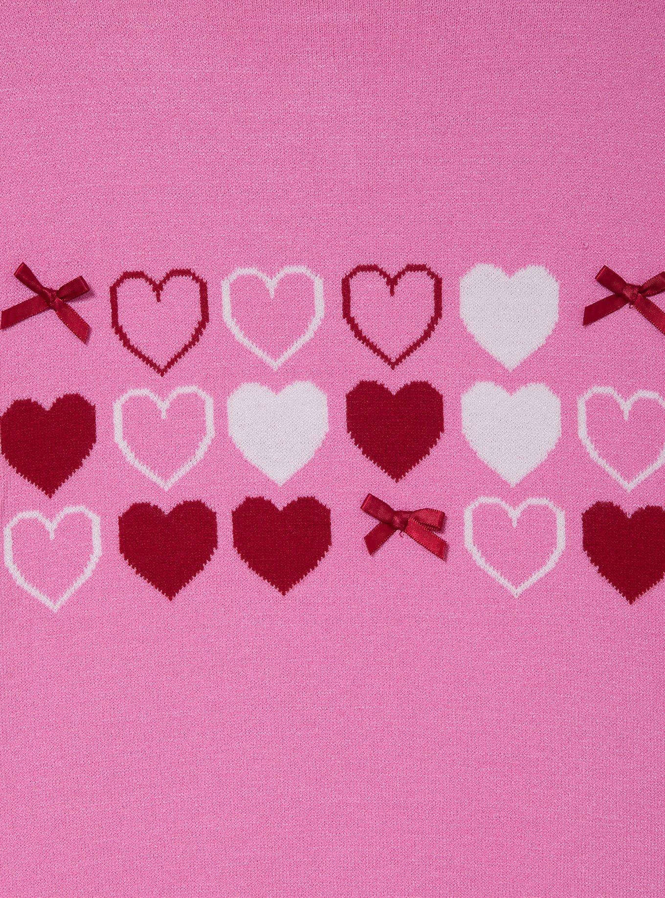 Disney Winnie the Pooh Piglet & Pooh Bear Hearts Women's Cardigan - BoxLunch Exclusive, PINK, alternate