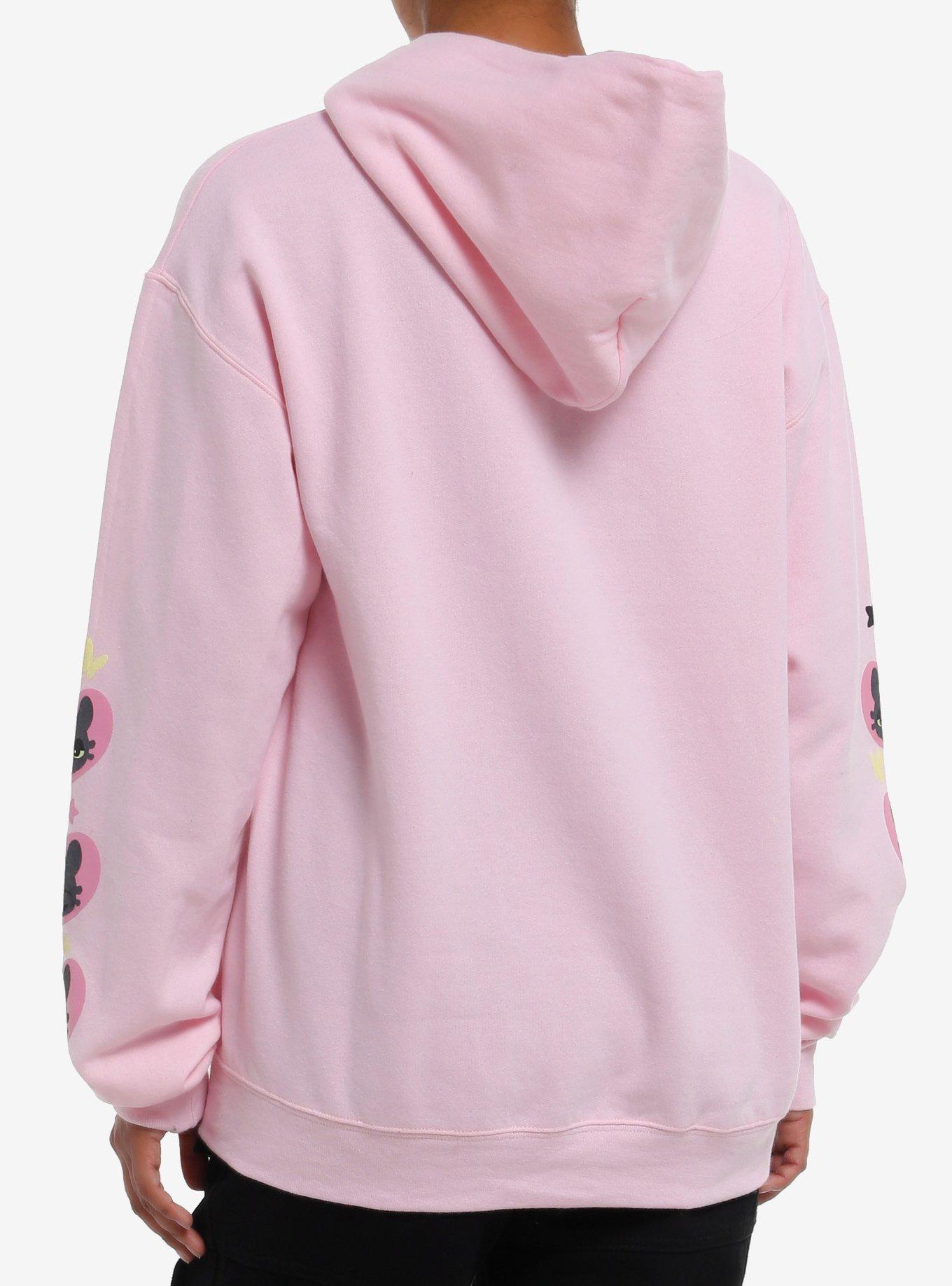 How To Train Your Dragon Toothless Chibi Pink Hoodie, MULTI, alternate