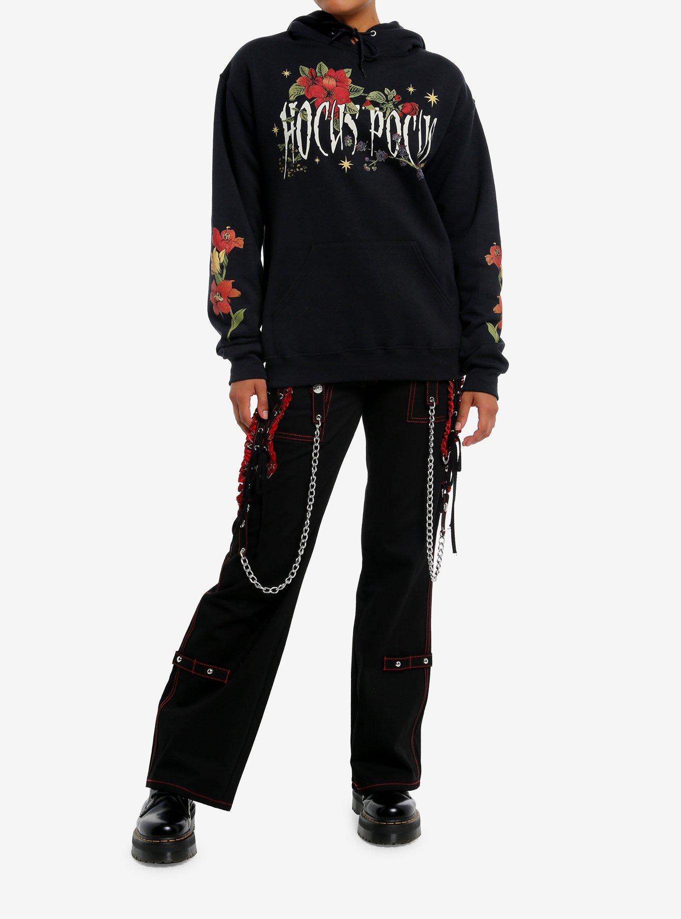 Hocus Pocus Floral Girls Hoodie, MULTI, alternate