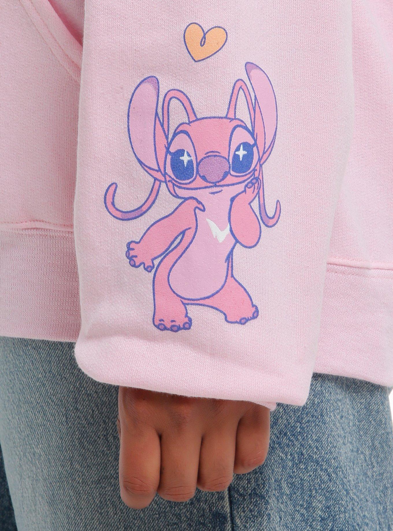 Disney Stitch & Angel Planet Pink Hoodie, MULTI, alternate