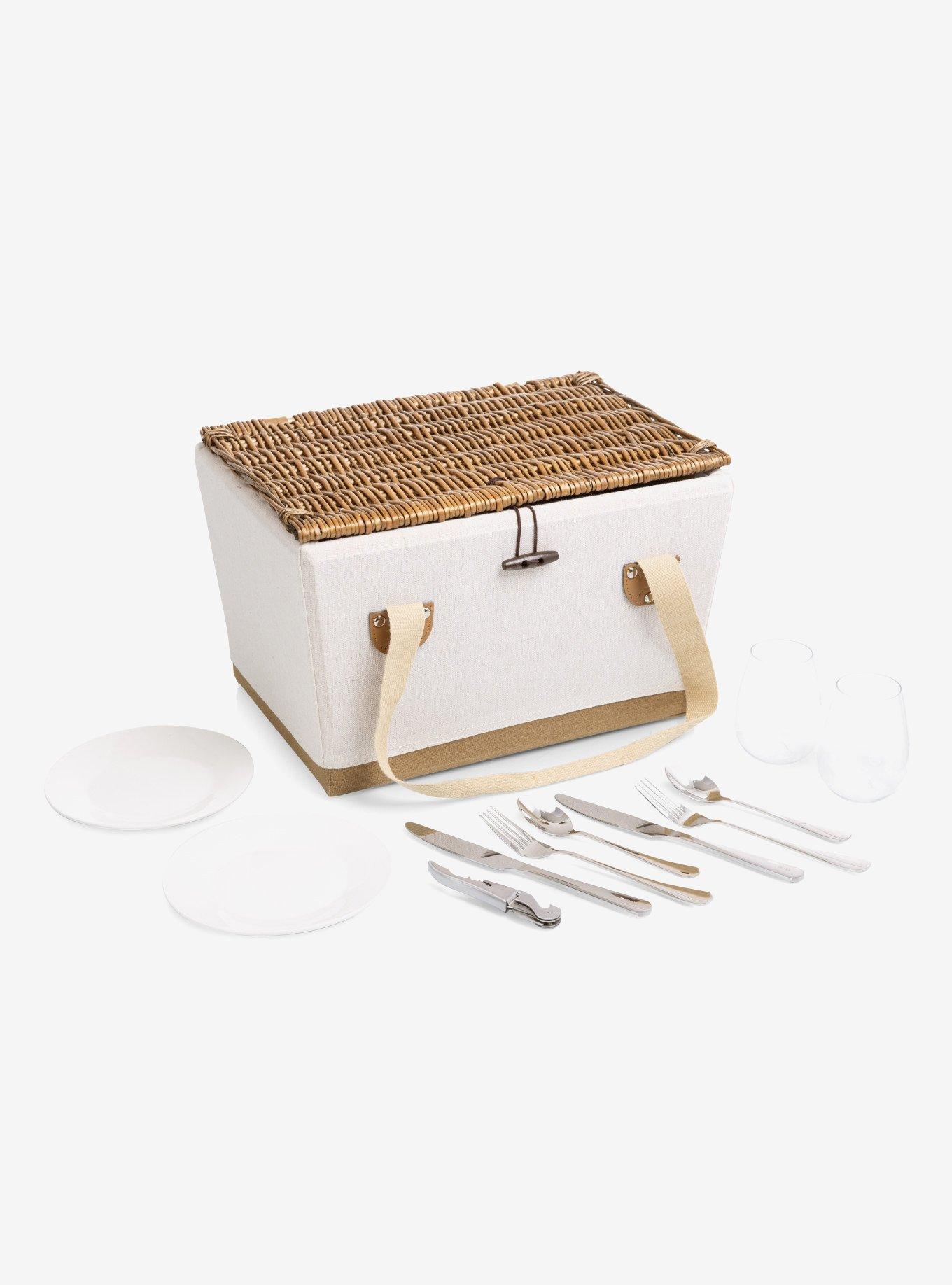 Lemongrove Bees & Lemons Picnic Basket For 2, , hi-res