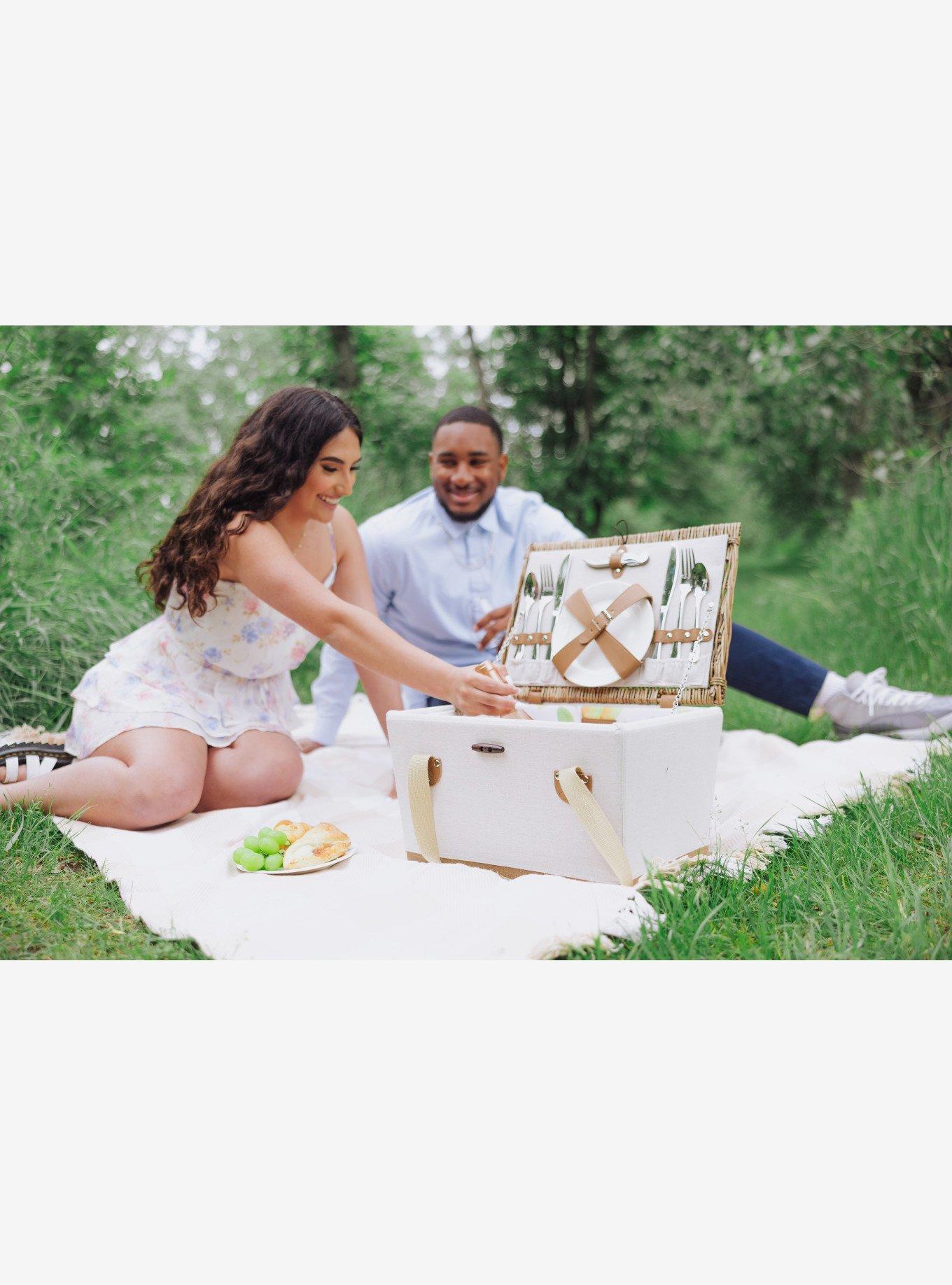 Lemongrove Bees & Lemons Picnic Basket For 2, , alternate