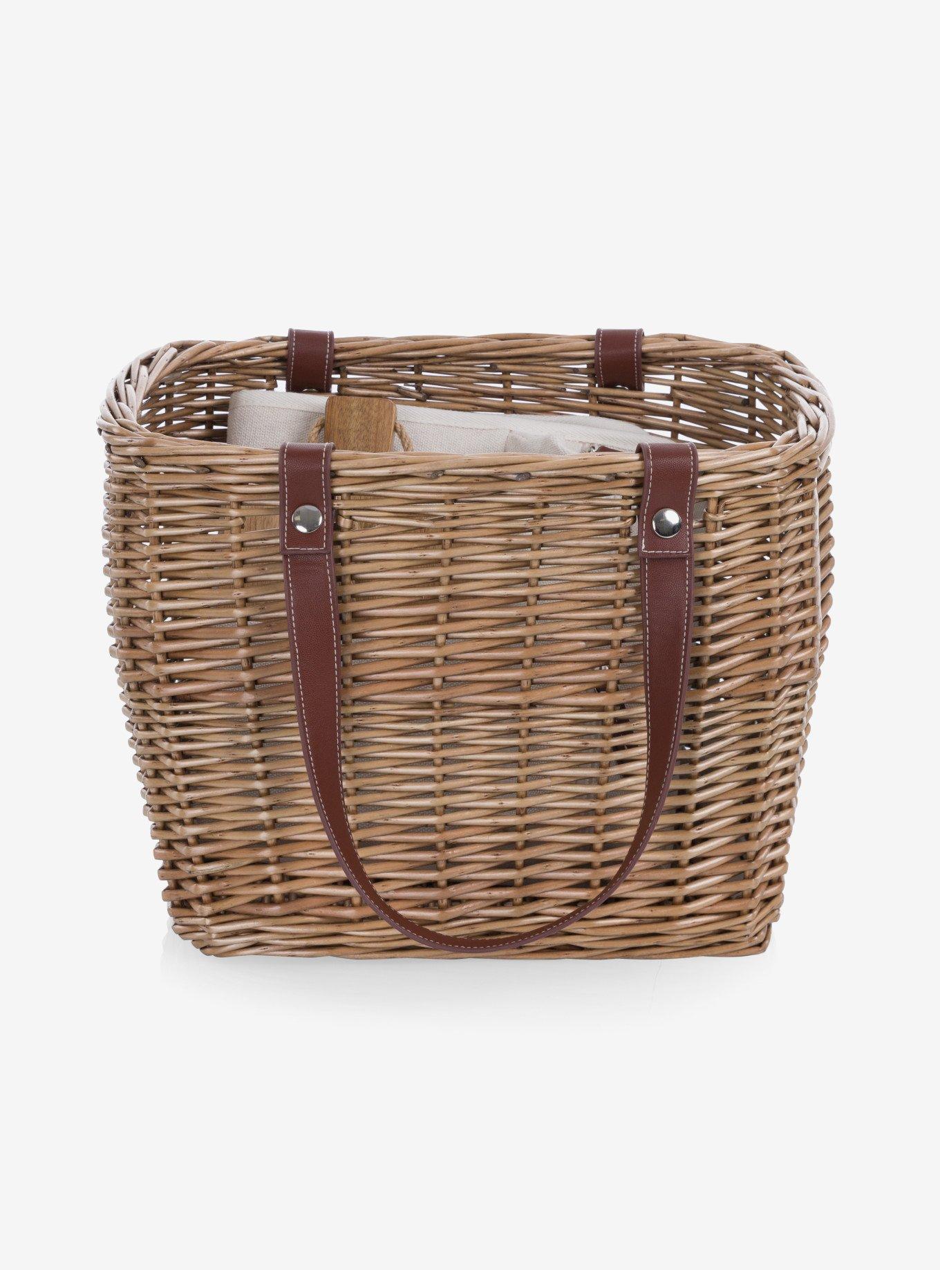 Terrabella Earth Friendly Handwoven Picnic Basket Set For 2, , alternate