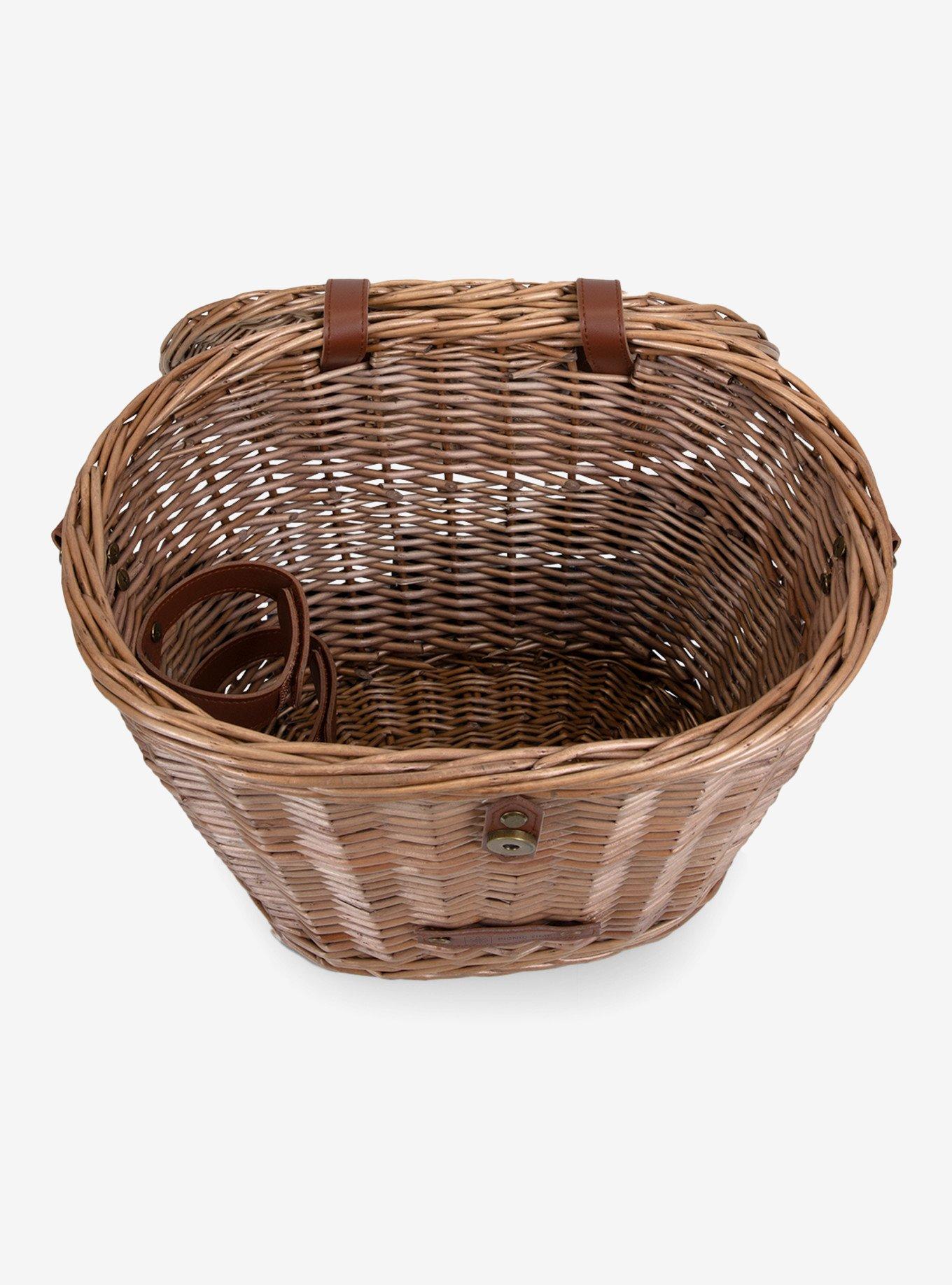 Cambridge Natural Wicker Bicycle Basket, , alternate