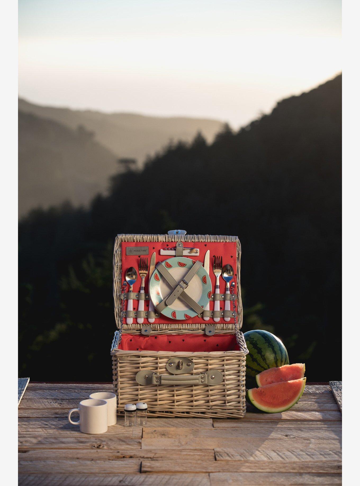Catalina Watermelon Collection Picnic Basket, , alternate