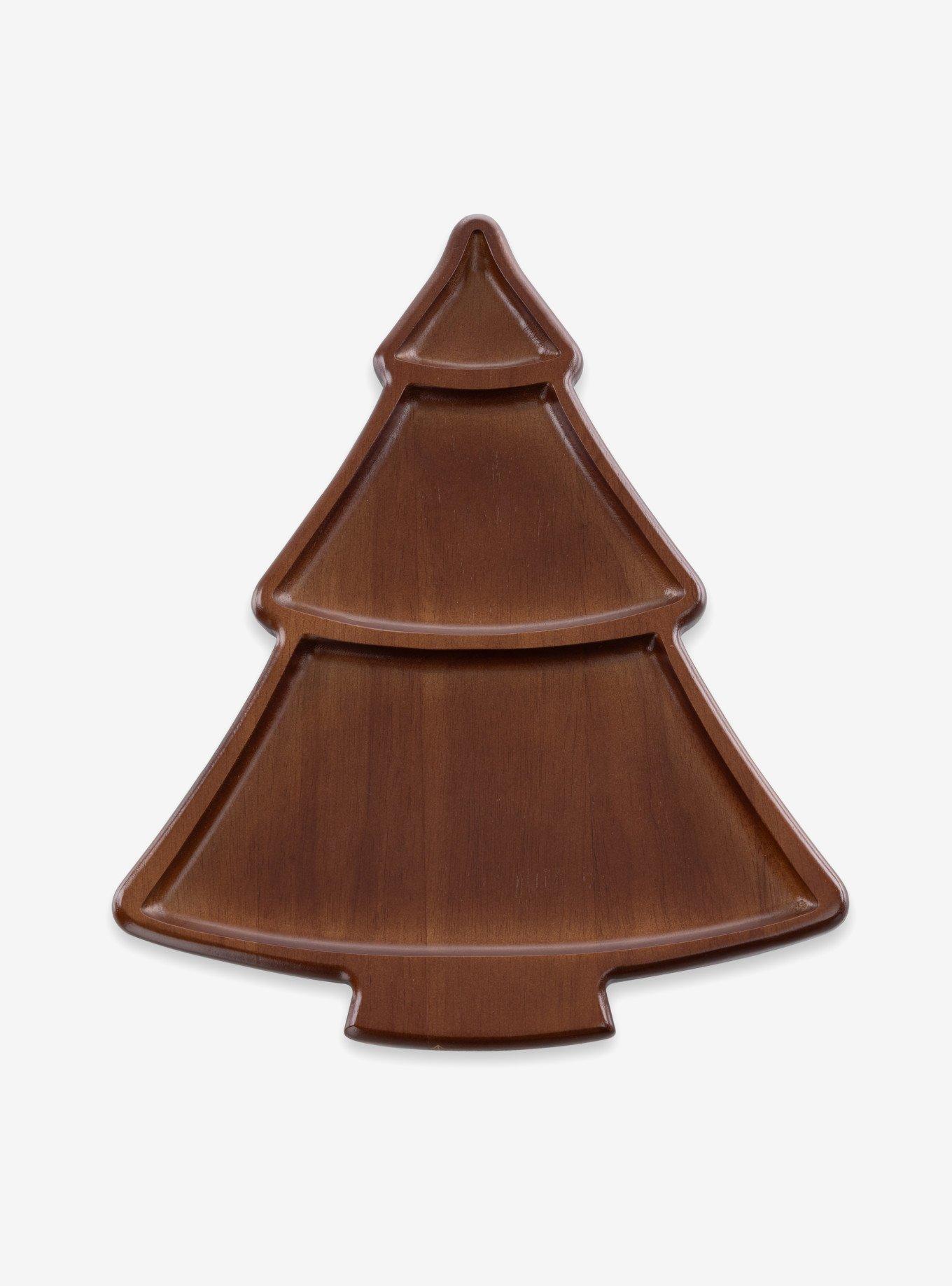 Christmas Tree Sectioned Serving Tray, , hi-res