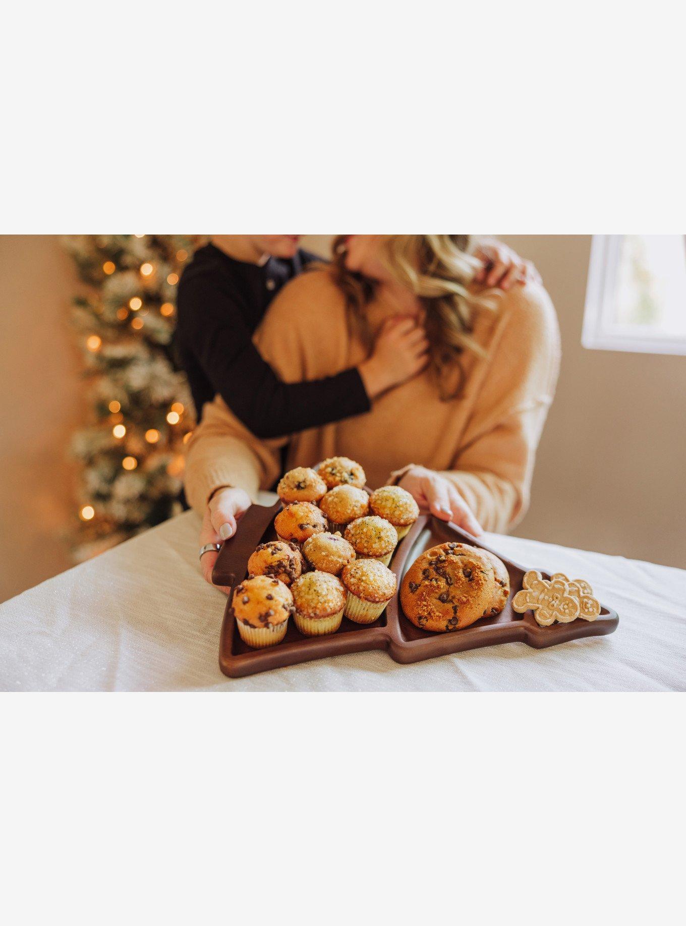 Christmas Tree Sectioned Serving Tray, , alternate