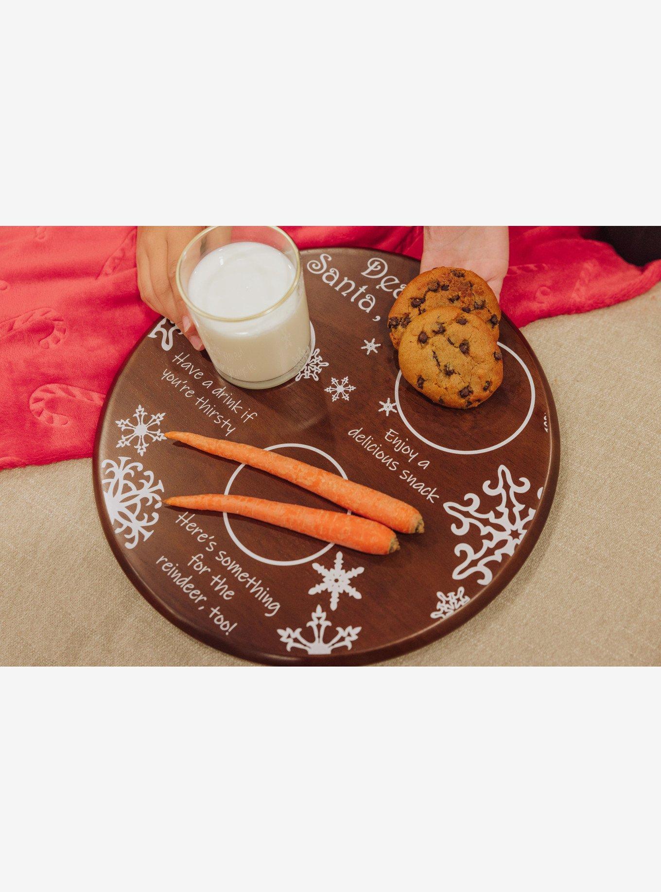 Dear Santa Milk & Cookies Serving Tray, , alternate