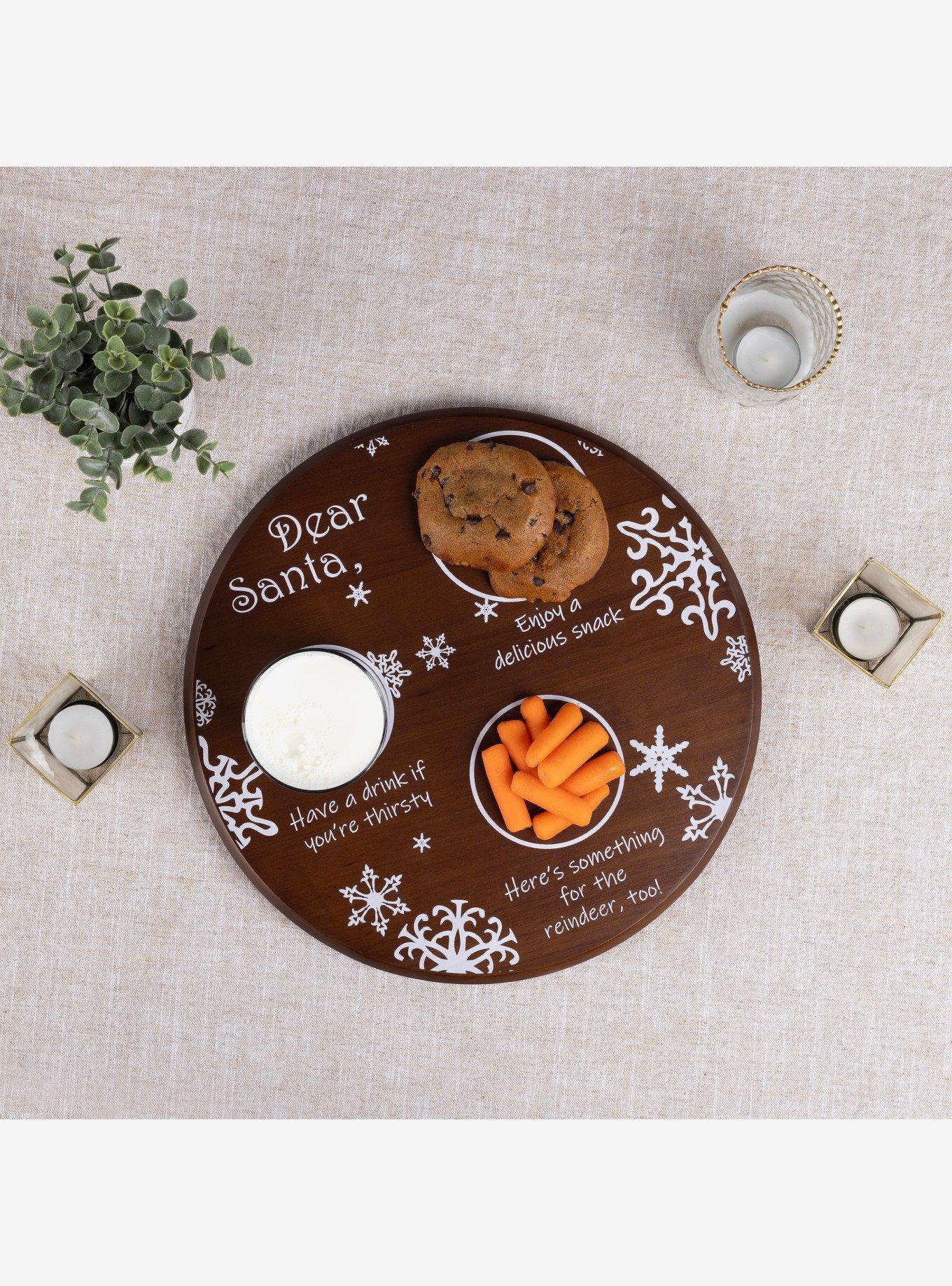 Dear Santa Milk & Cookies Serving Tray, , alternate