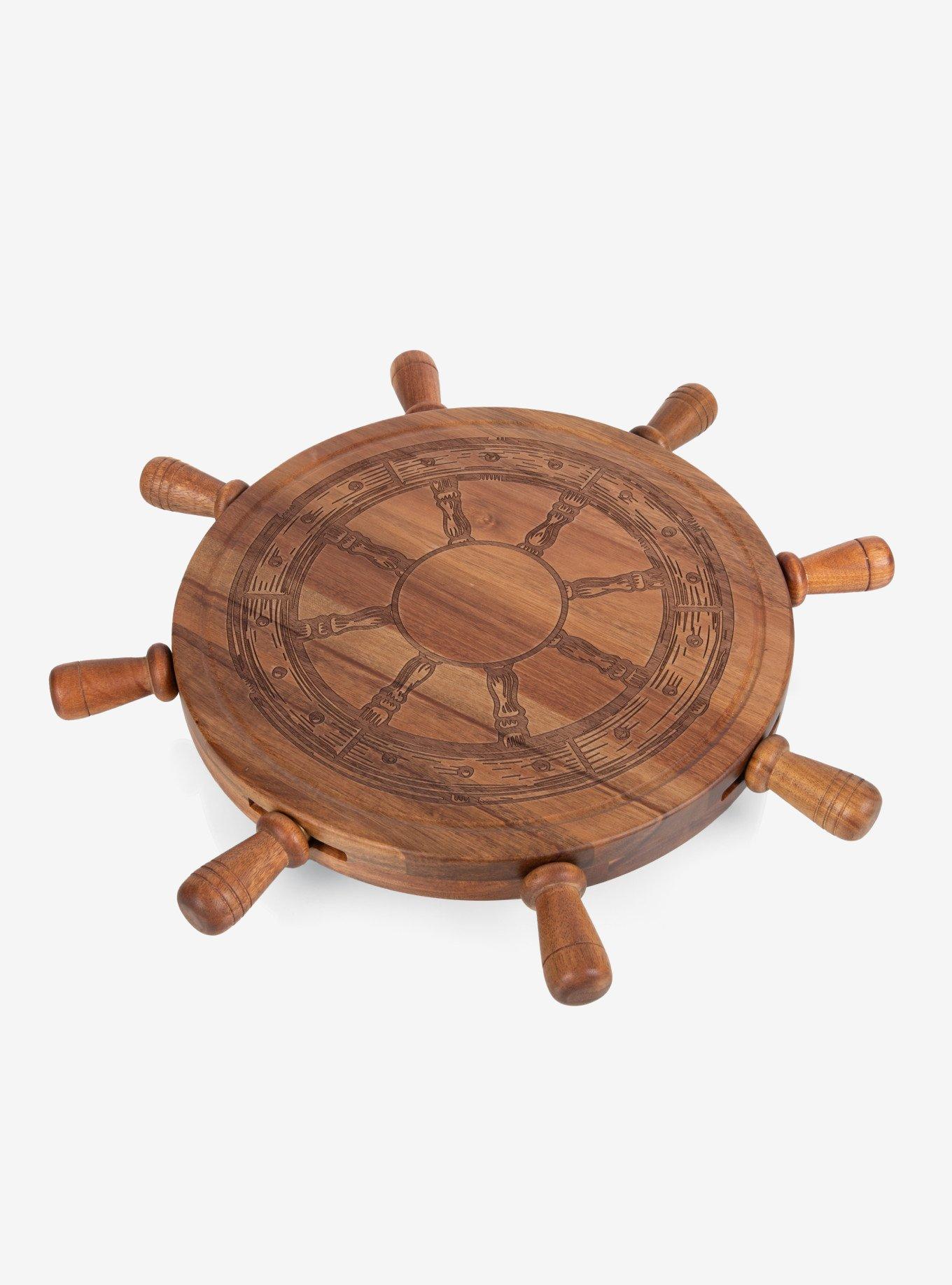 Helmsman Lazy Susan Cheese Board With Tool Set, , alternate