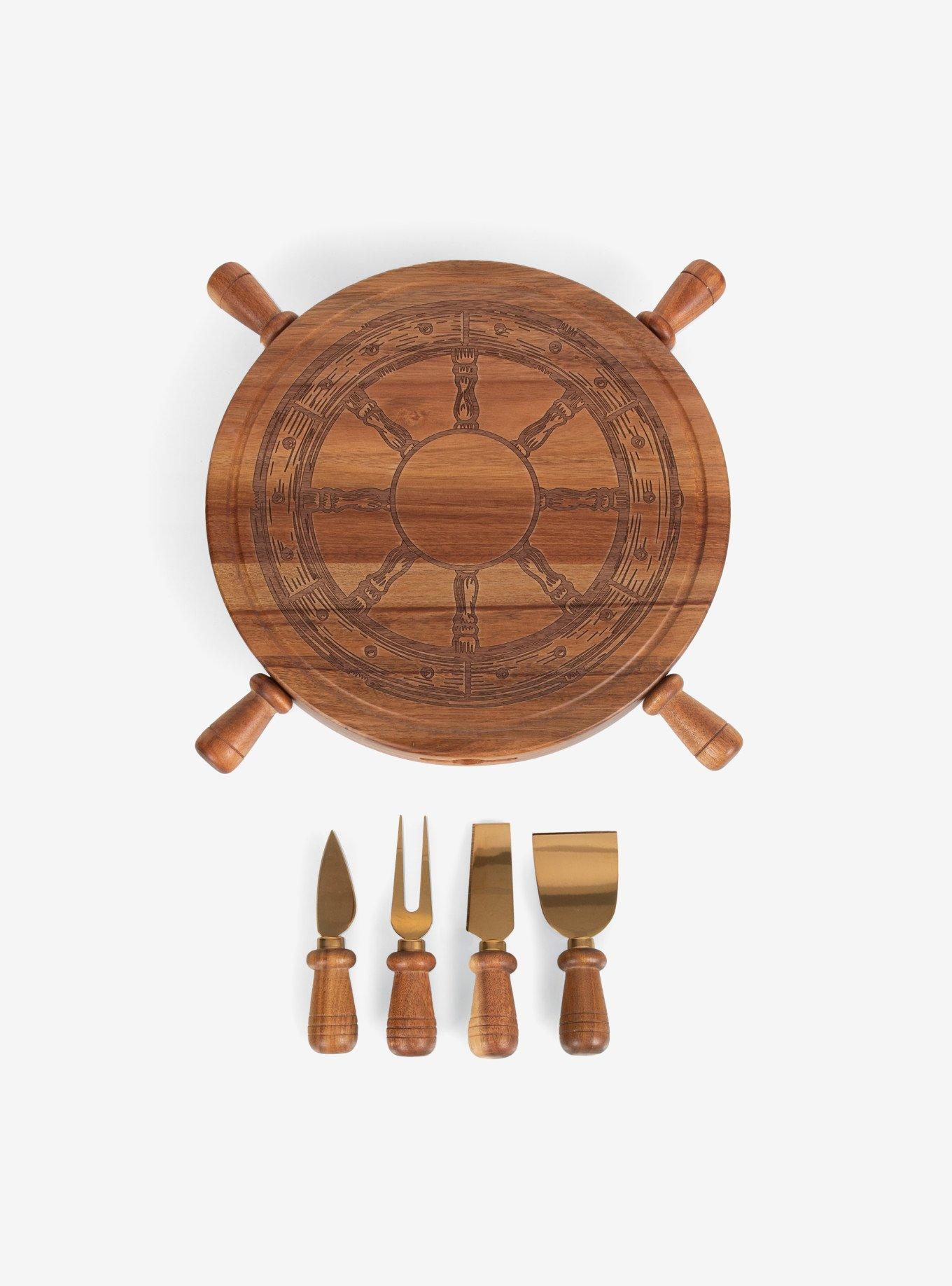 Helmsman Lazy Susan Cheese Board With Tool Set, , alternate