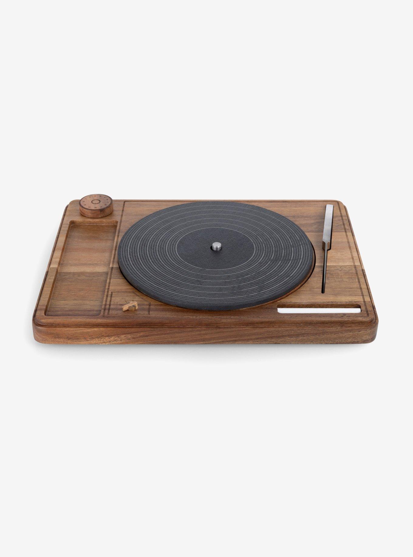 Turntable Acacia and Slate Cheese Board With Knife, , alternate