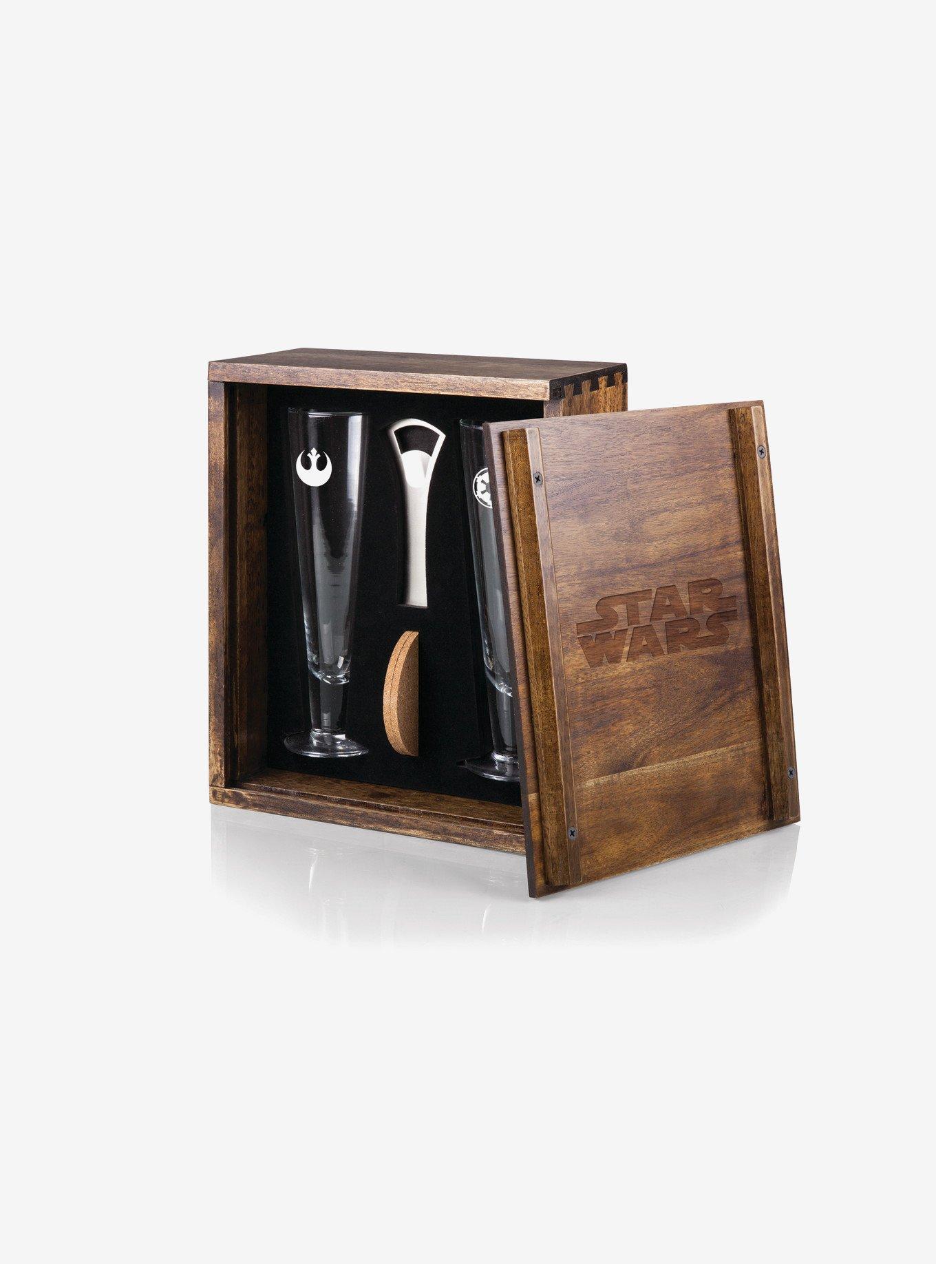 Star Wars Beverage Glass Set With Bottle Opener and Coasters, , hi-res