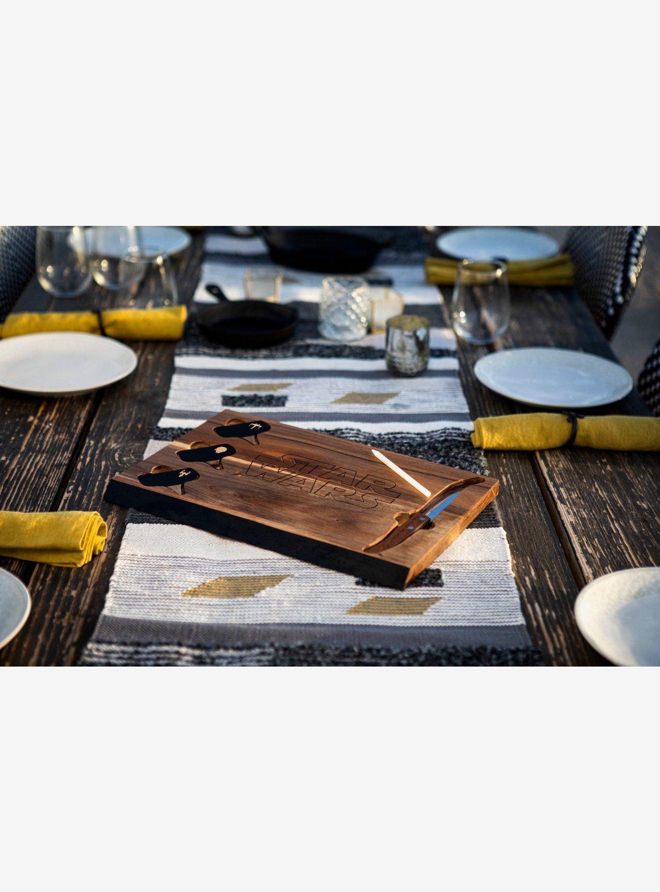 Star Wars Delio Acacia Cheese Cutting Board & Tools Set, , alternate