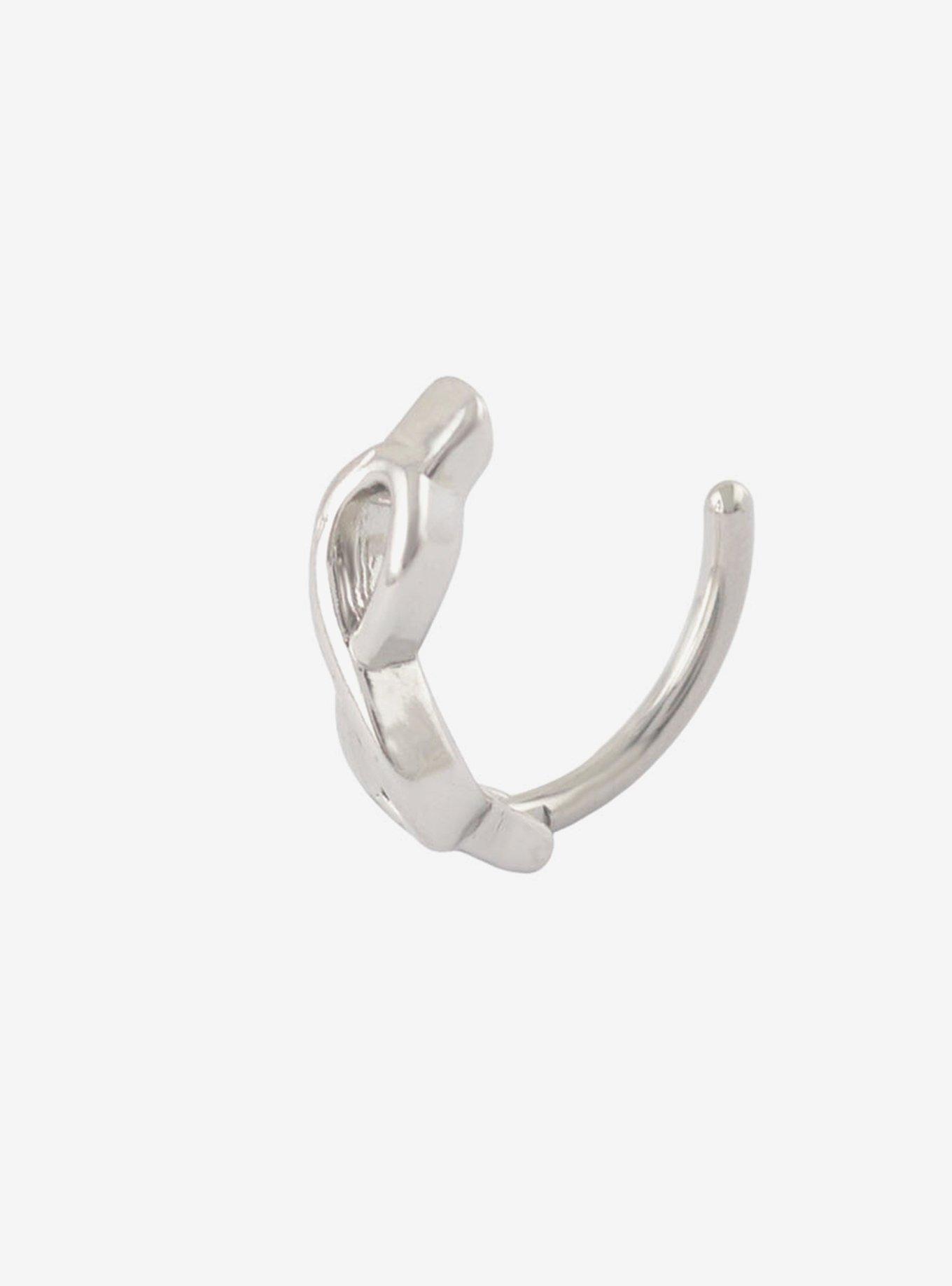 Titanium Infinity Navel Hinged Clicker, , alternate