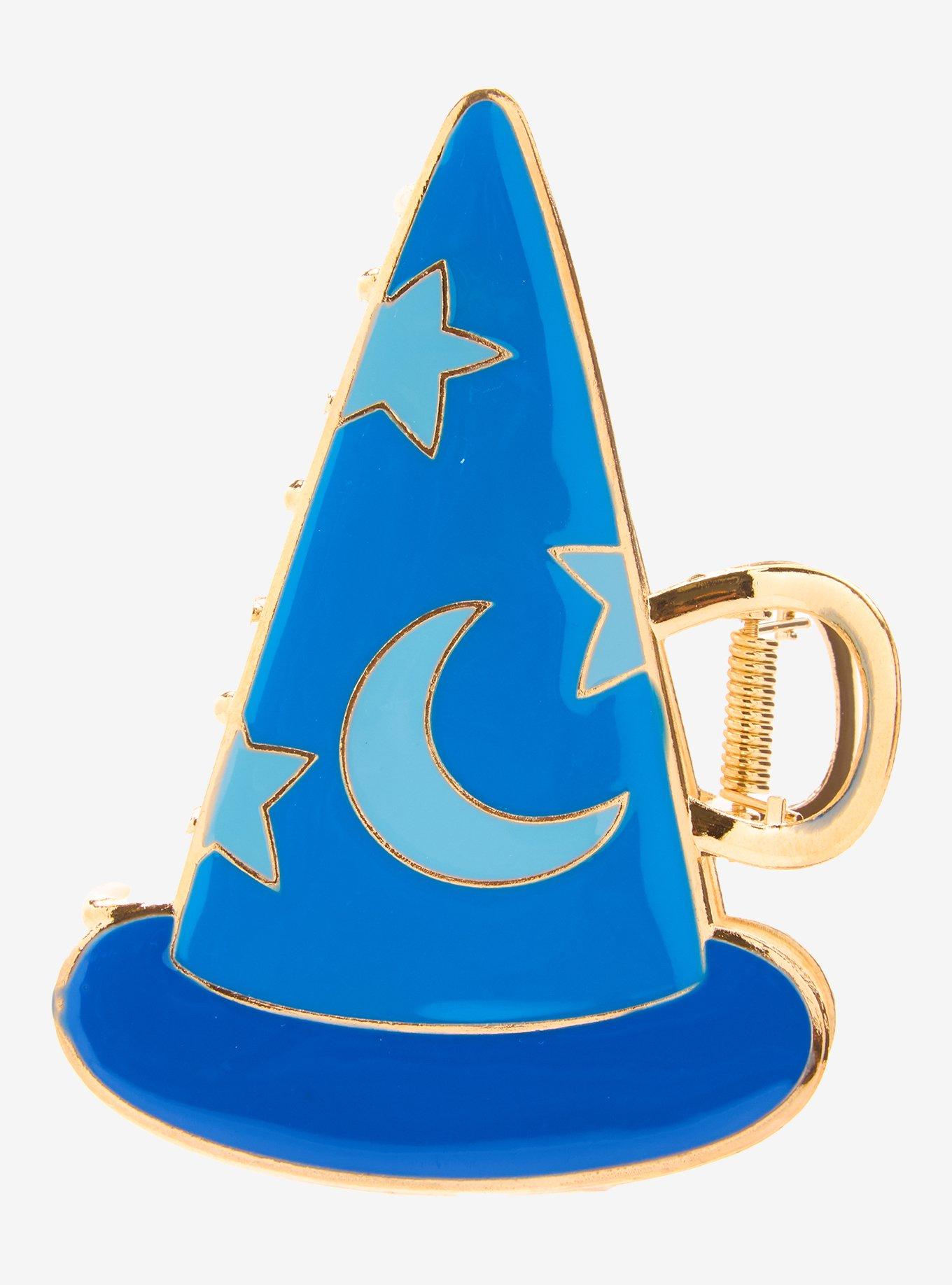 Disney Fantasia 85th Anniversary Sorcerer Mickey Hat Figural Metal Claw Clip — BoxLunch Exclusive, , hi-res