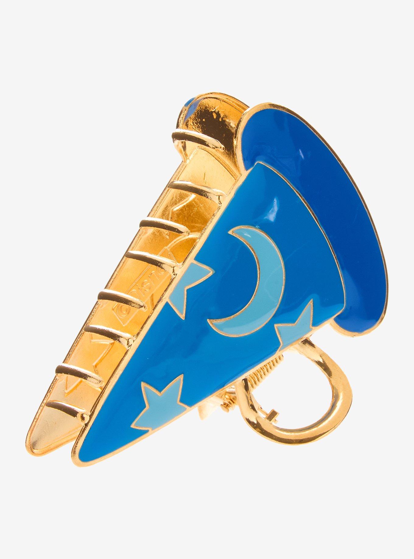 Disney Fantasia 85th Anniversary Sorcerer Mickey Hat Figural Metal Claw Clip — BoxLunch Exclusive