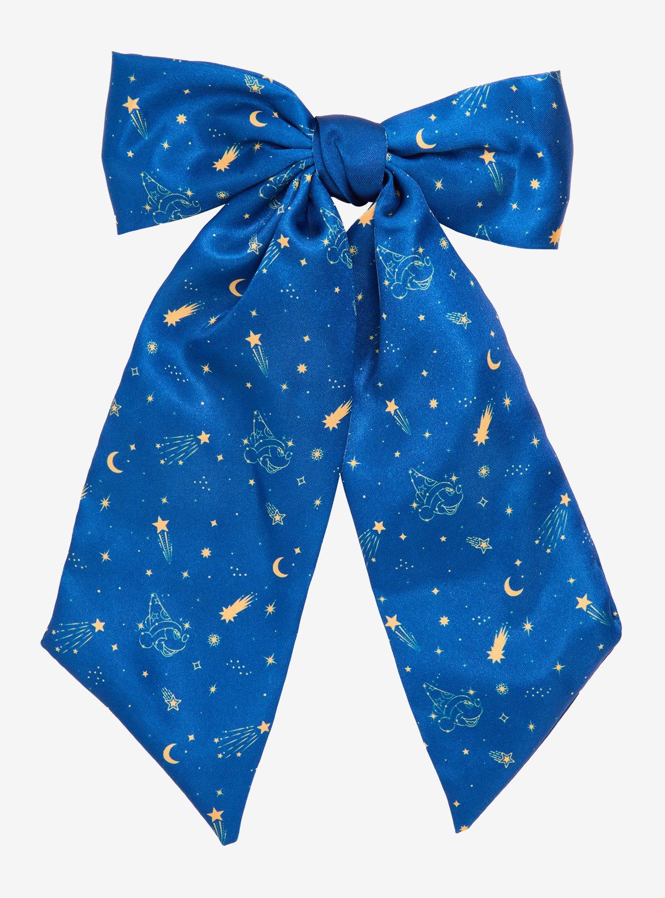 Disney Fantasia 85th Anniversary Starry Sky Hair Bow — BoxLunch Exclusive, , hi-res