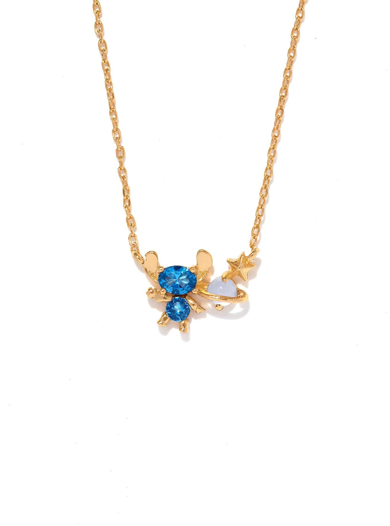 Girls Crew Disney Lilo & Stitch Planet Necklace — BoxLunch Exclusive