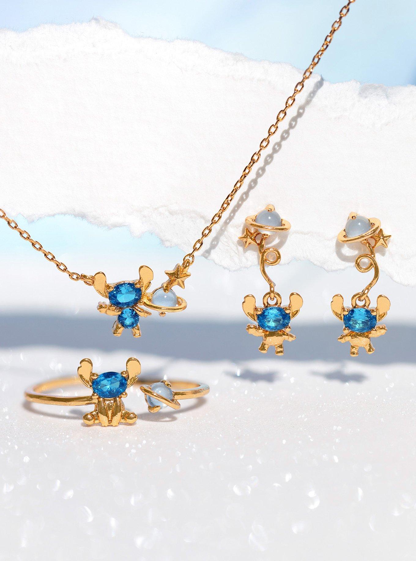 Girls Crew Disney Lilo & Stitch Space Stitch Ring - BoxLunch Exclusive, , hi-res