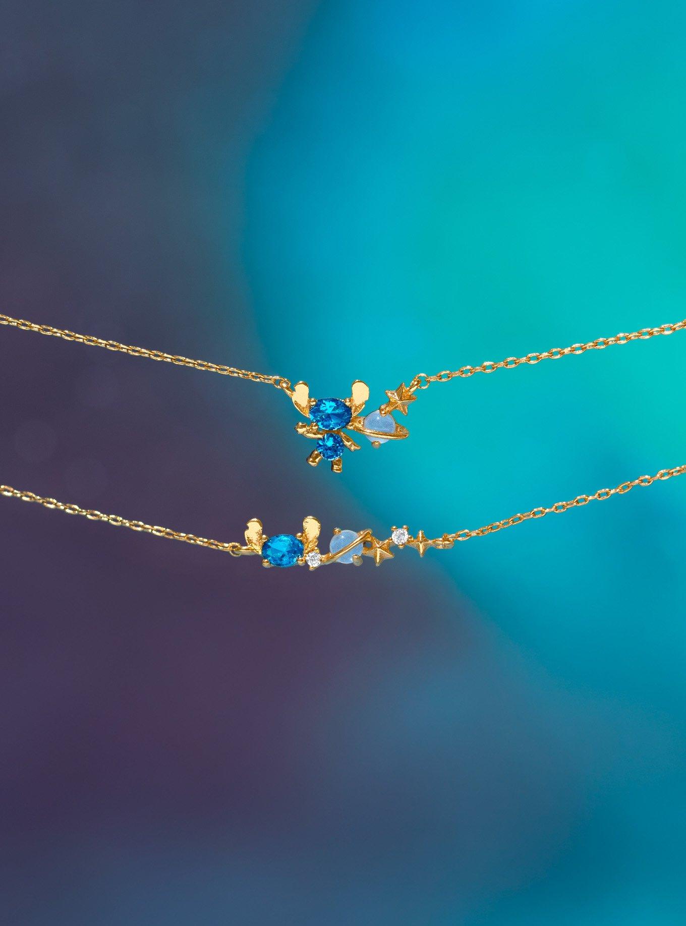 Girls Crew Disney Lilo & Stitch Planet Bracelet — BoxLunch Exclusive, , alternate