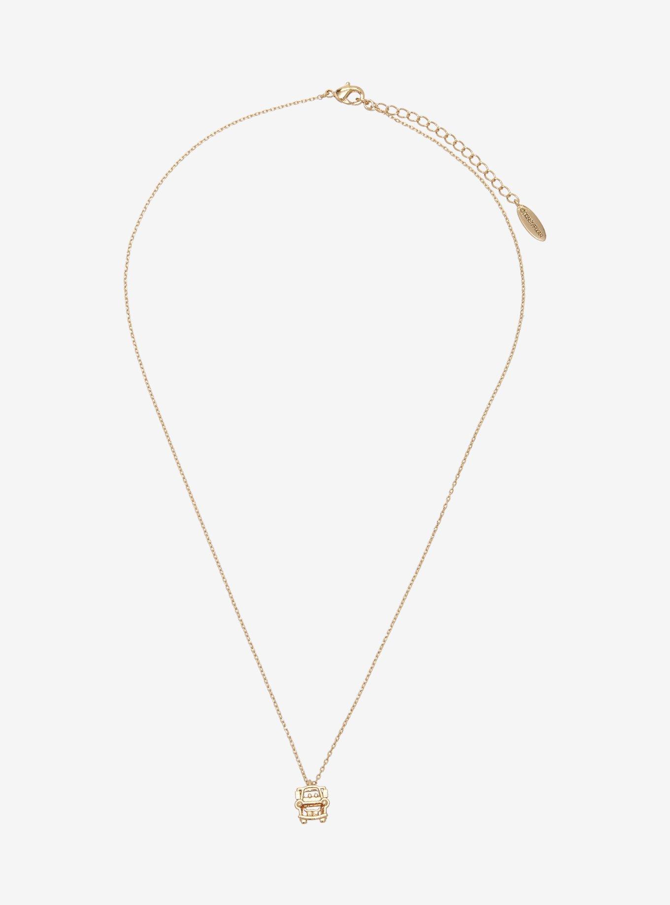 Girls Crew Disney Pixar Cars Mater Charm Necklace - BoxLunch Exclusive, , hi-res