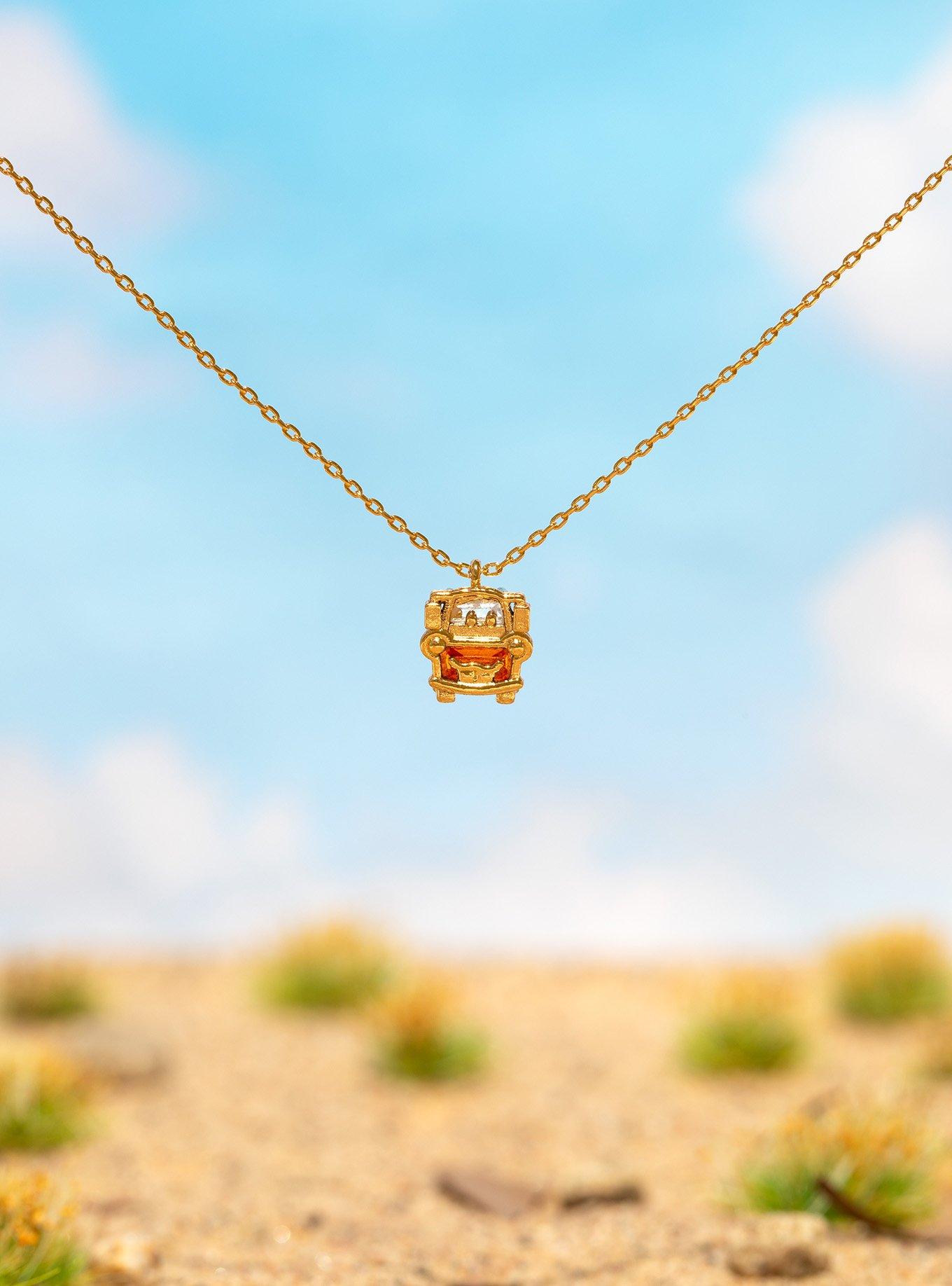 Girls Crew Disney Pixar Cars Mater Charm Necklace - BoxLunch Exclusive, , alternate