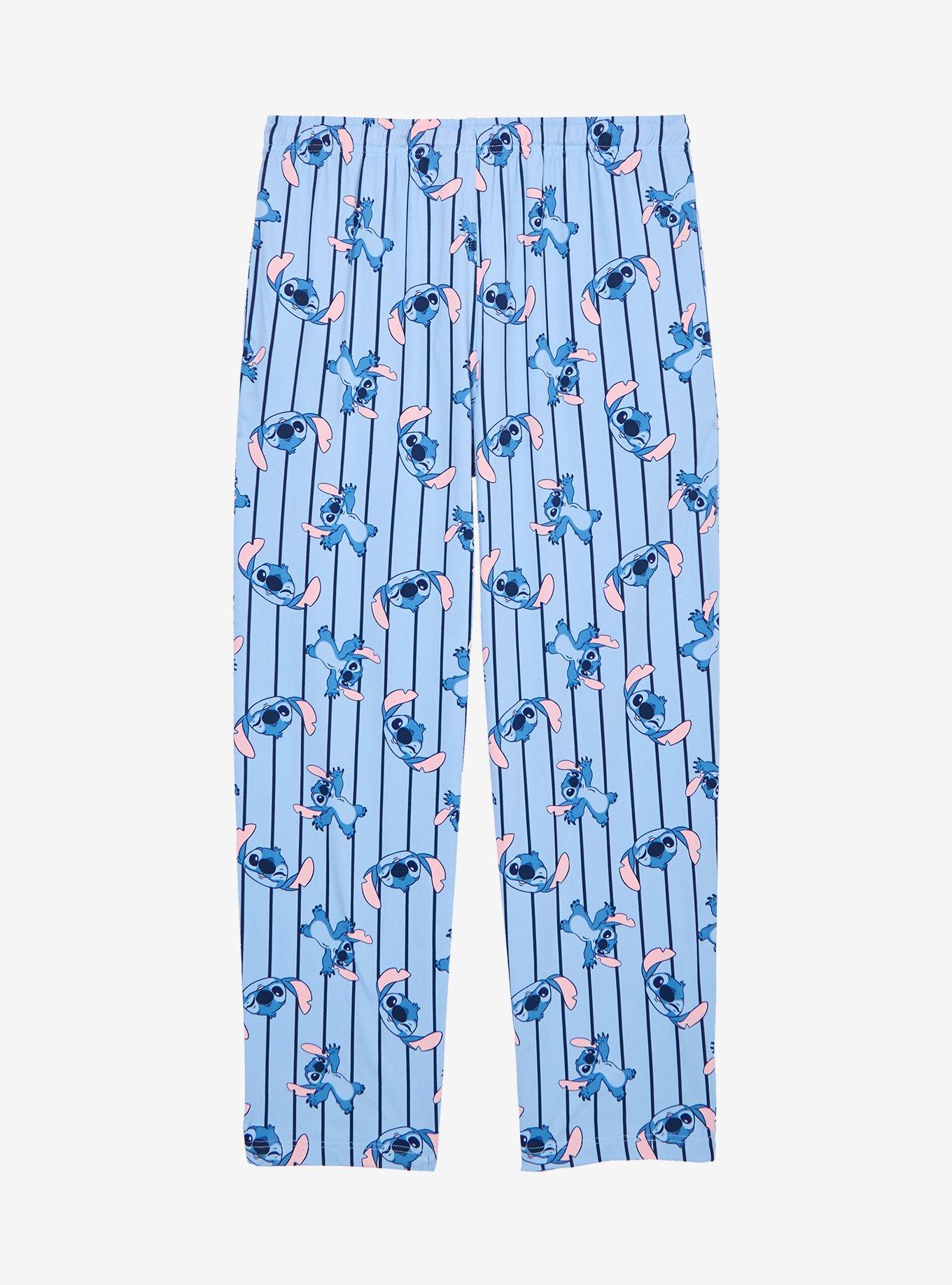 Disney Lilo & Stitch Striped Stitch Allover Print Sleep Pants &mdash; BoxLunch Exclusive, , hi-res